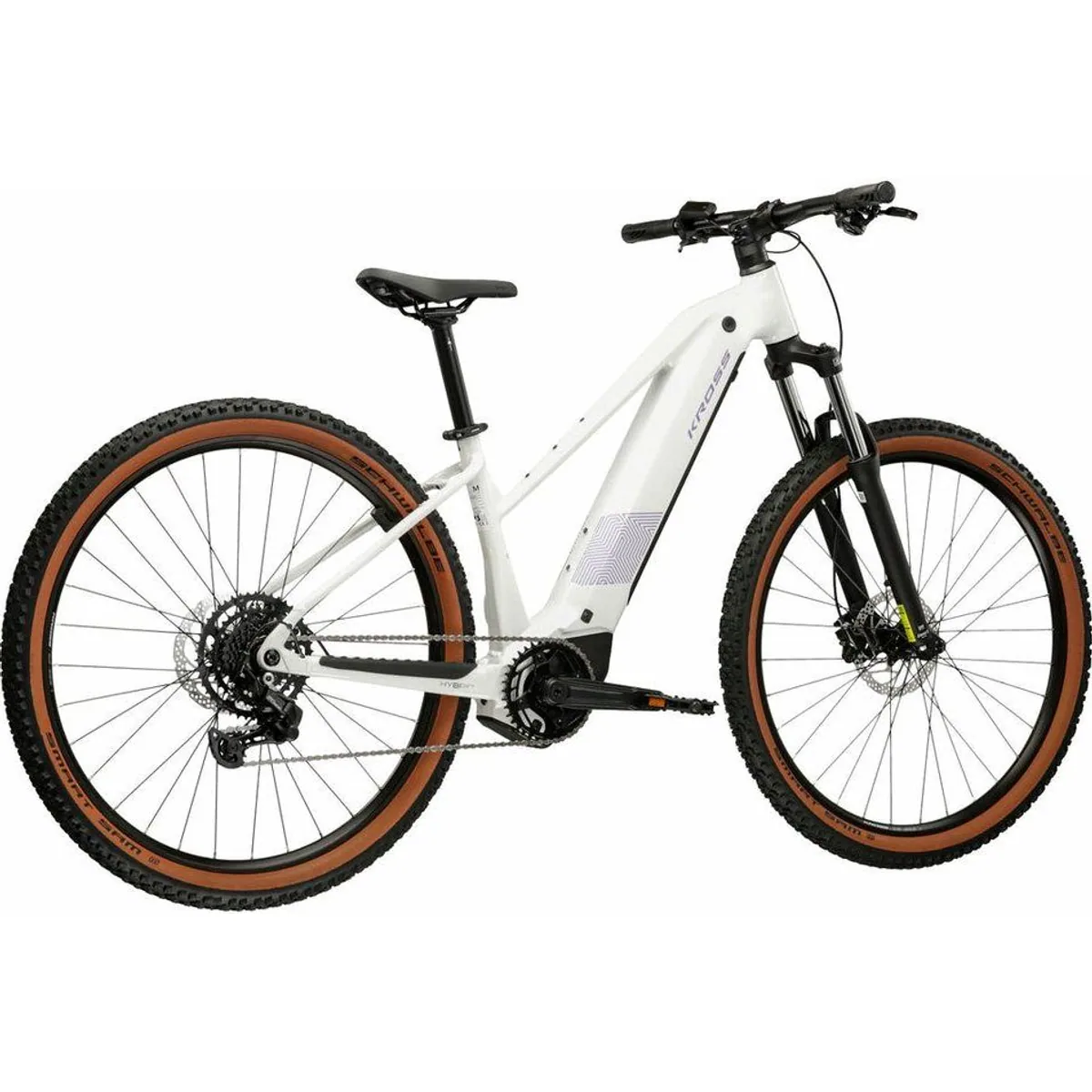 Kross Influx Hybrid 2.0 E-Bike, leistungsstarker Bosch Antrieb, hohe Reichweite, komfortable Federgabel 3