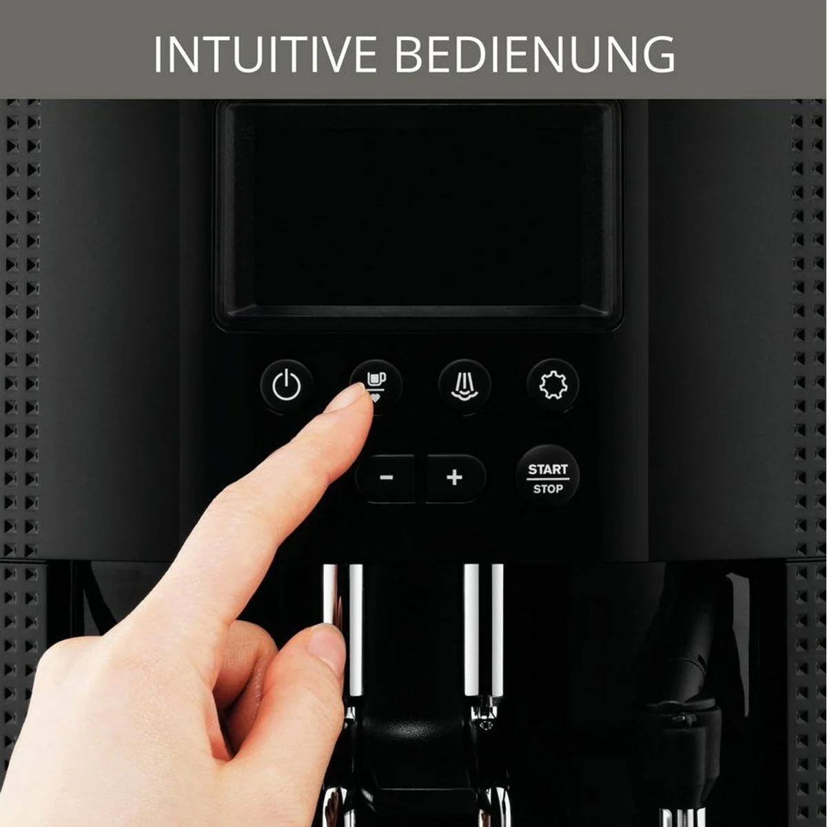 Krups Kaffeevollautomat EA8150, LCD-Display, Speichermodus, Dampfdüse 3