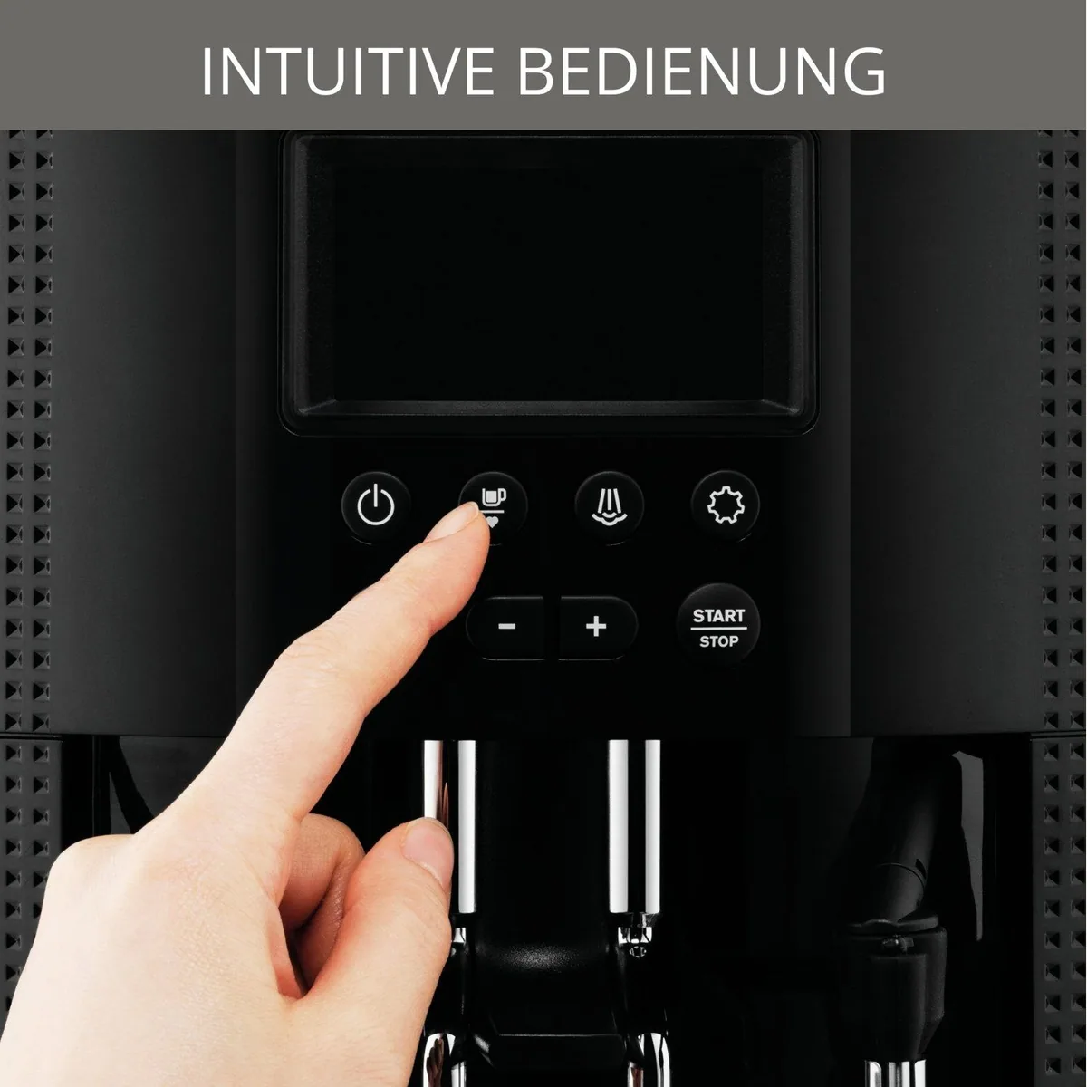 Krups EA8160 Kaffeevollautomat, 1,7 Liter Wassertank, intuitives LC-Display 3