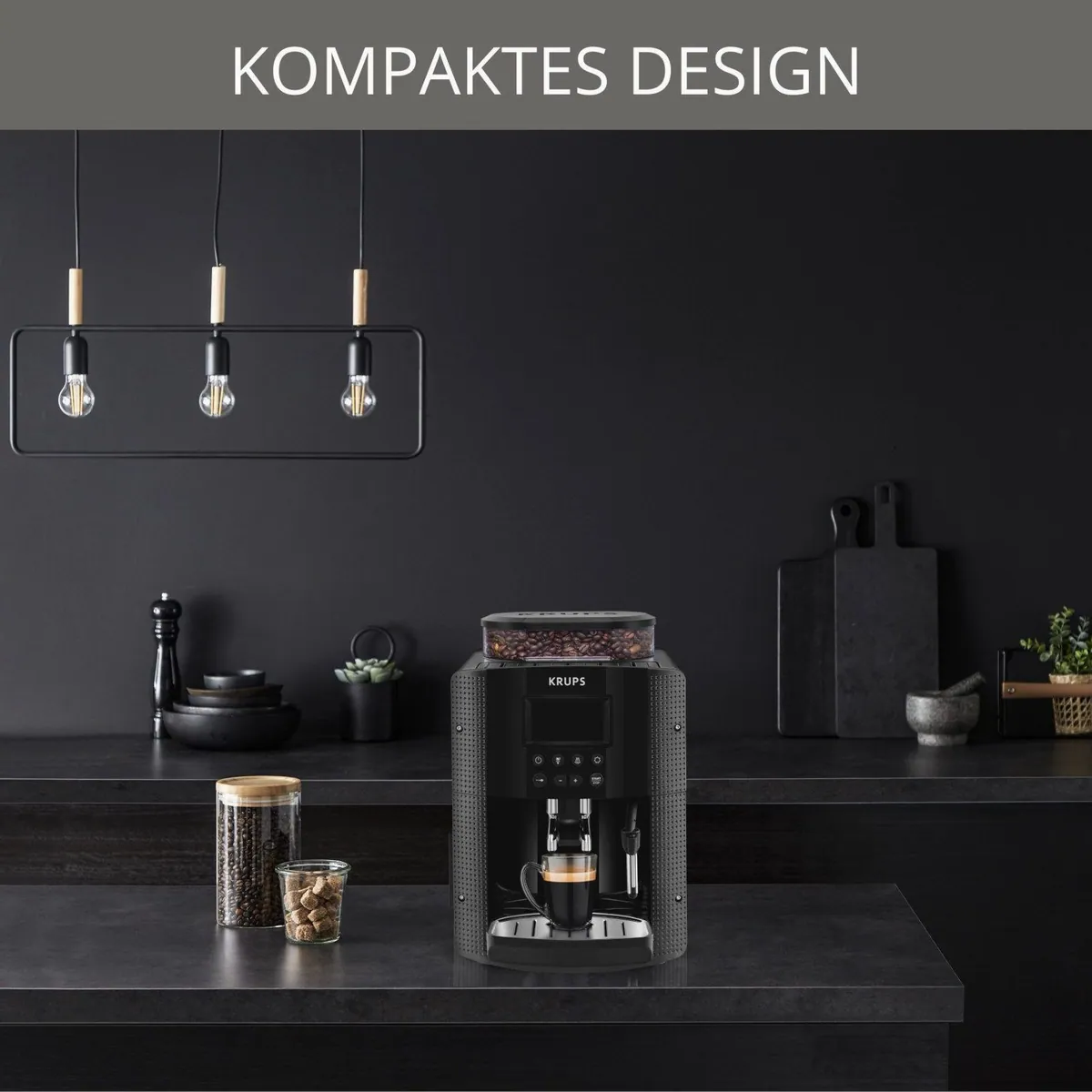 Krups EA8160 Kaffeevollautomat, 1,7 Liter Wassertank, intuitives LC-Display 5