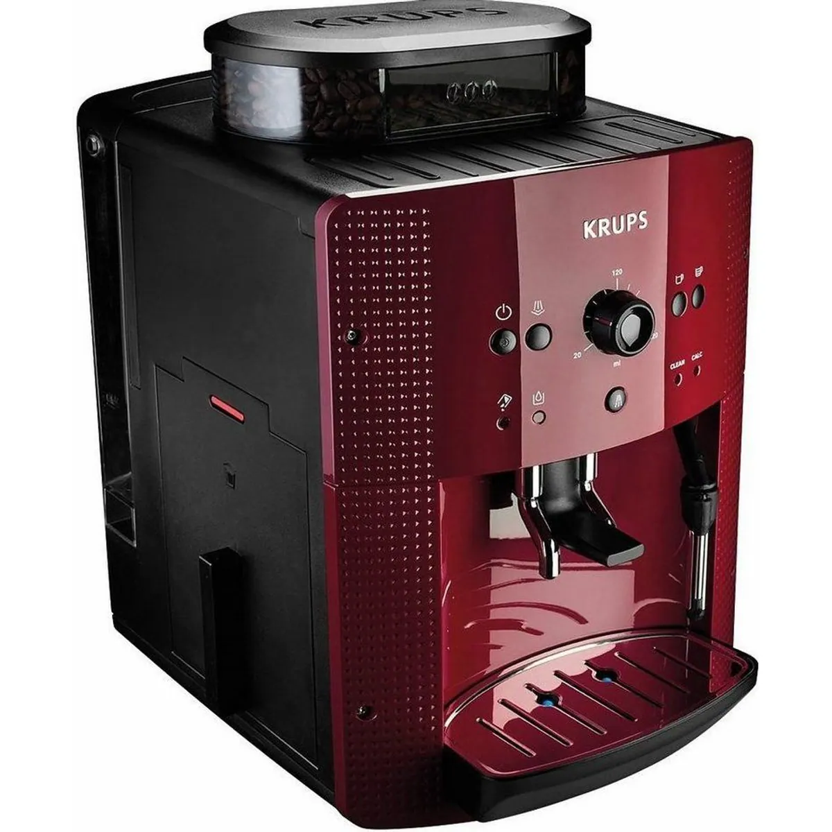 Krups EA8107 Arabica Kaffeevollautomat, 2-Tassen-Funktion, manuelle Dampfdüse, 2 Kaffeestärken 2