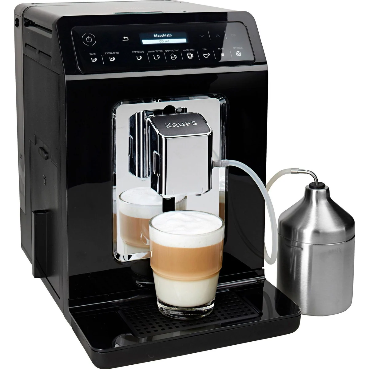 Krups EA8918 Evidence Kaffeevollautomat, OLED-Display, 12 Getränkevariationen