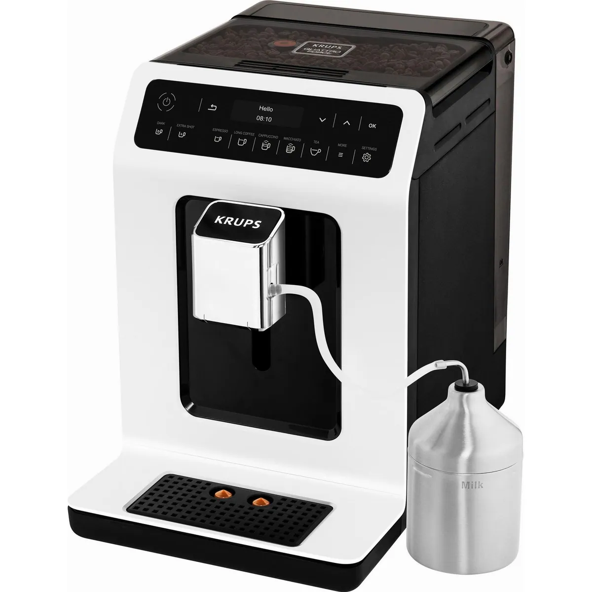 Krups Kaffeevollautomat EA8911 Evidence, Quattro Force System, intuitives OLED-Display 2