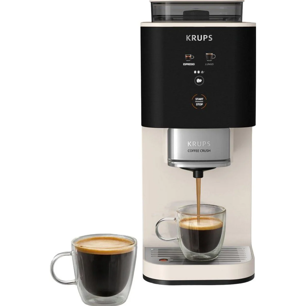 Krups Coffee Crush SA4001, kompakt, vielseitig, einfache Reinigung — 15 cm Breite, frisch gemahlene Bohnen