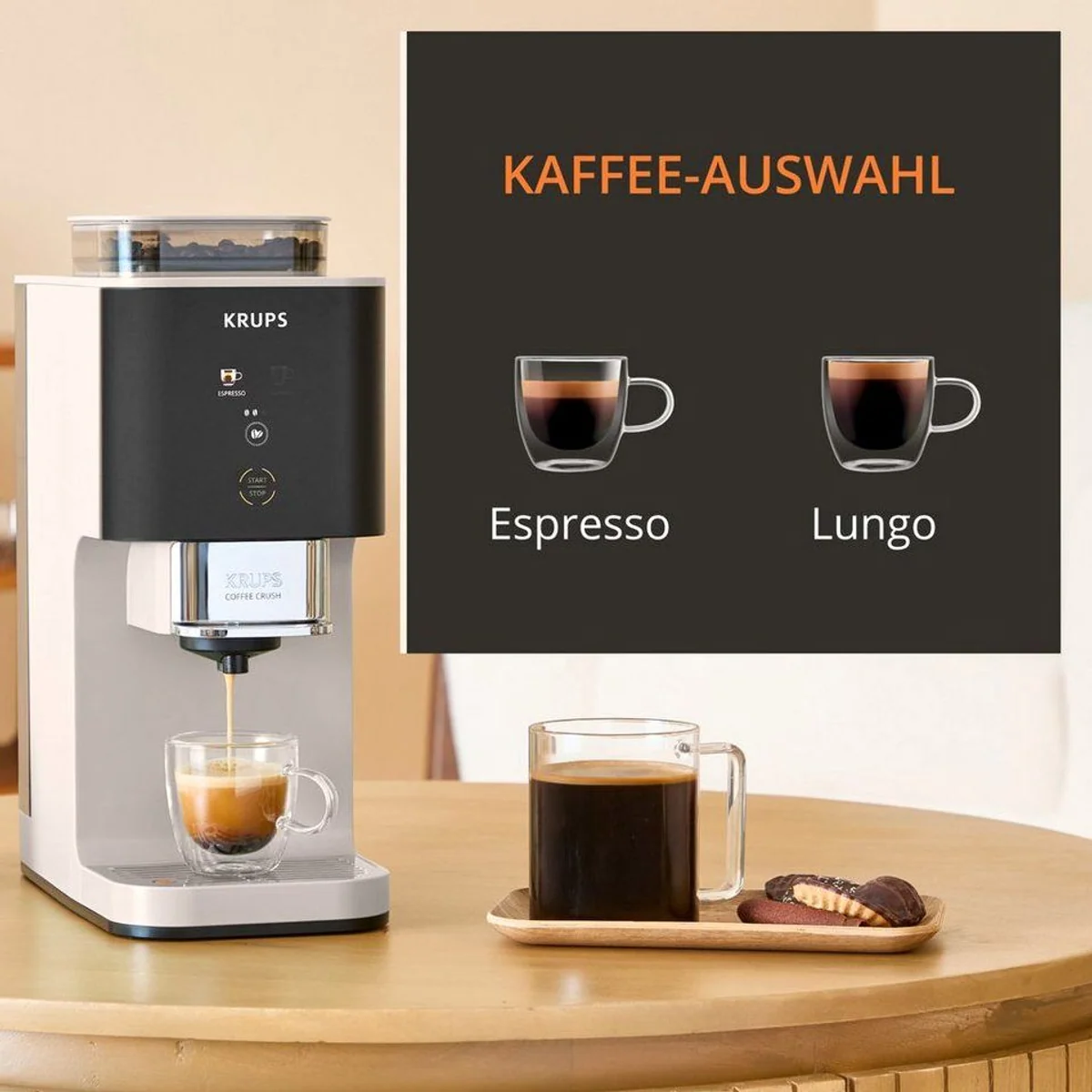 Krups Coffee Crush SA4001, kompakt, vielseitig, einfache Reinigung — 15 cm Breite, frisch gemahlene Bohnen 4