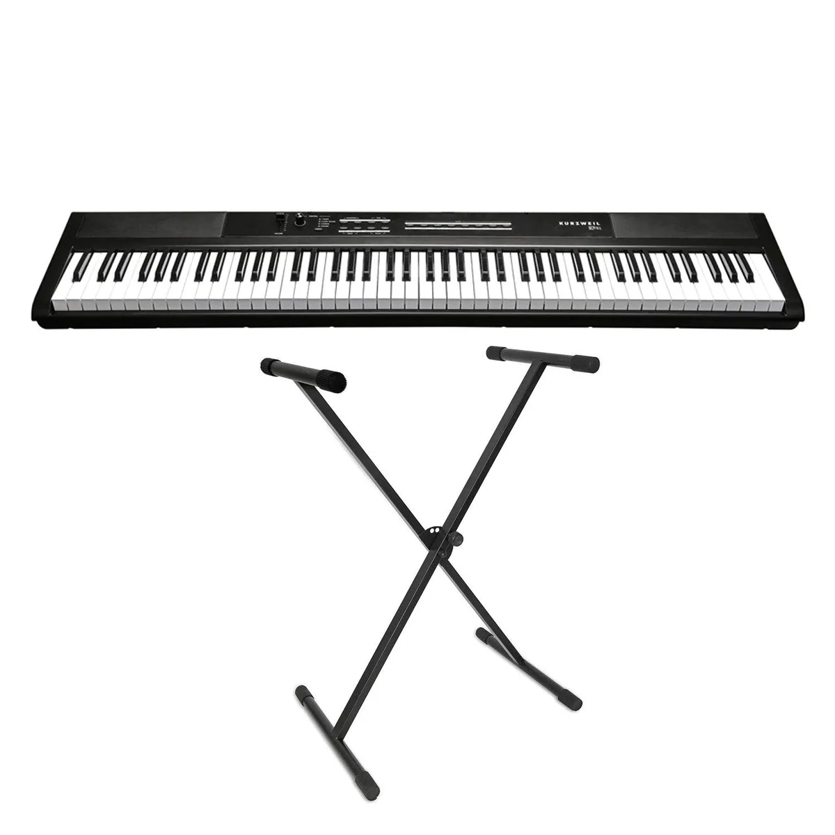 Kurzweil KAS1-LB Stage-Piano, 88 Tasten, 128-stimmige Polyphonie, inkl. Keyboardständer