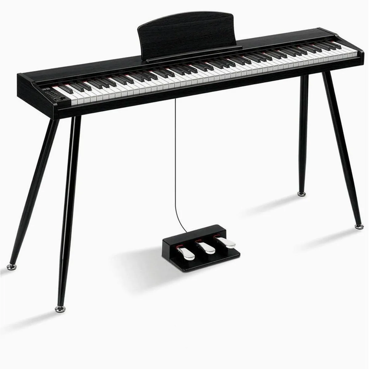 LALAHO Digitalpiano E-Piano 88 Tasten, authentischer Klang, Bluetooth & MIDI-Anschluss