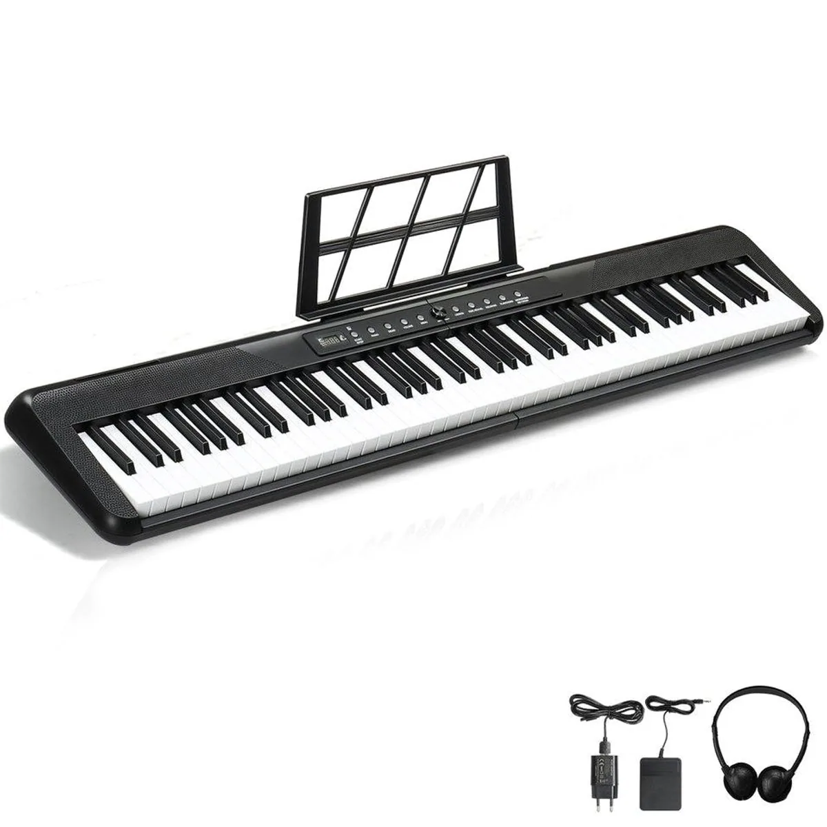 LALAHO GPP-201 Digitalpiano, 88 Tasten, Bluetooth & Aufnahmefunktion — hochwertiger Klanggenerator, integriertes Metronom, Stereolautsprecher 2