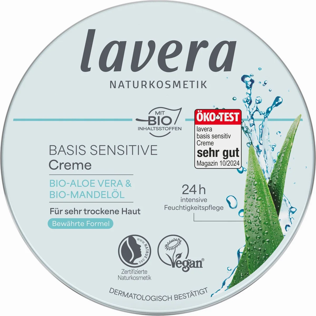 Lavera Bodylotion basis sensitive, intensive Feuchtigkeitspflege mit Bio-Aloe Vera