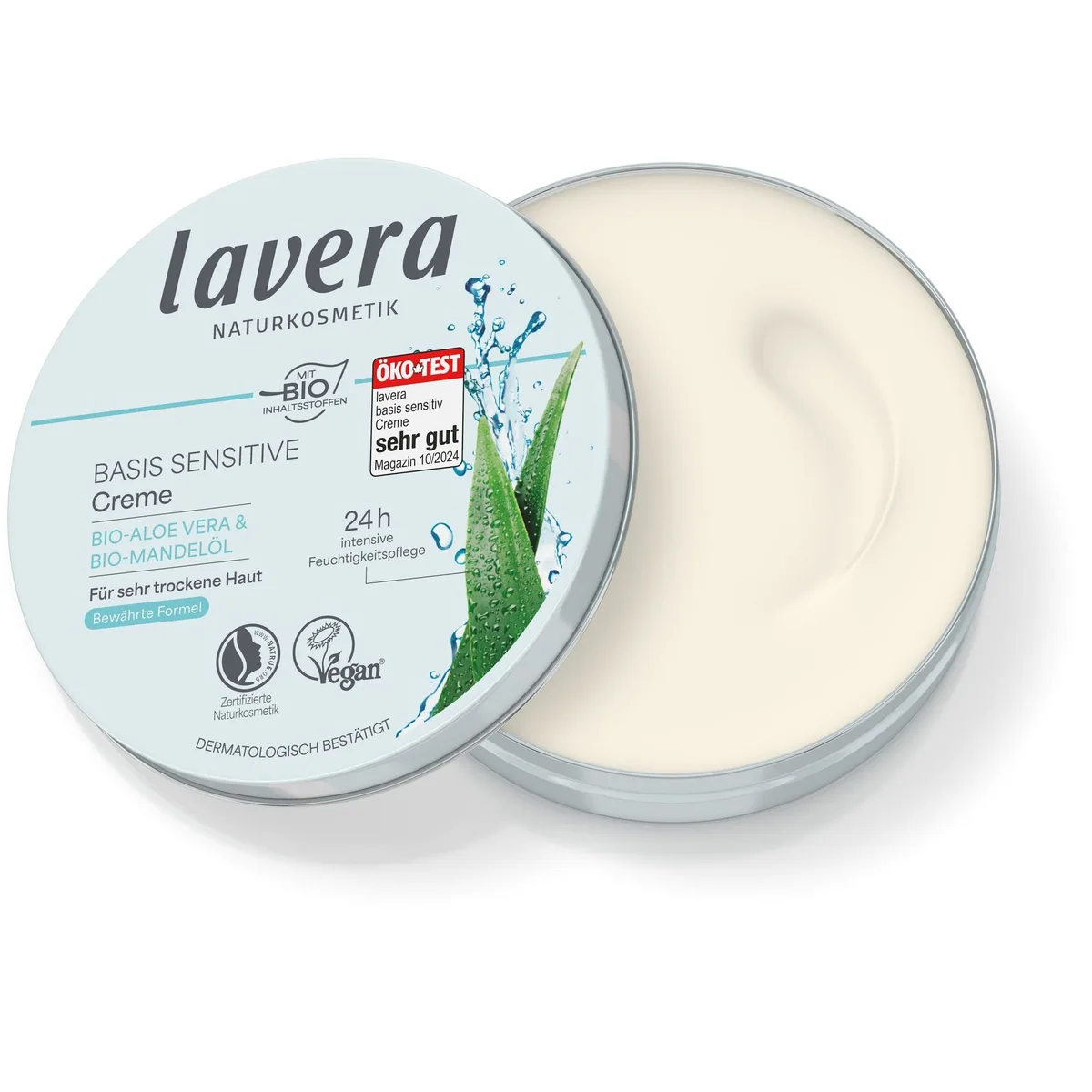 Lavera Bodylotion basis sensitive, intensive Feuchtigkeitspflege mit Bio-Aloe Vera 2