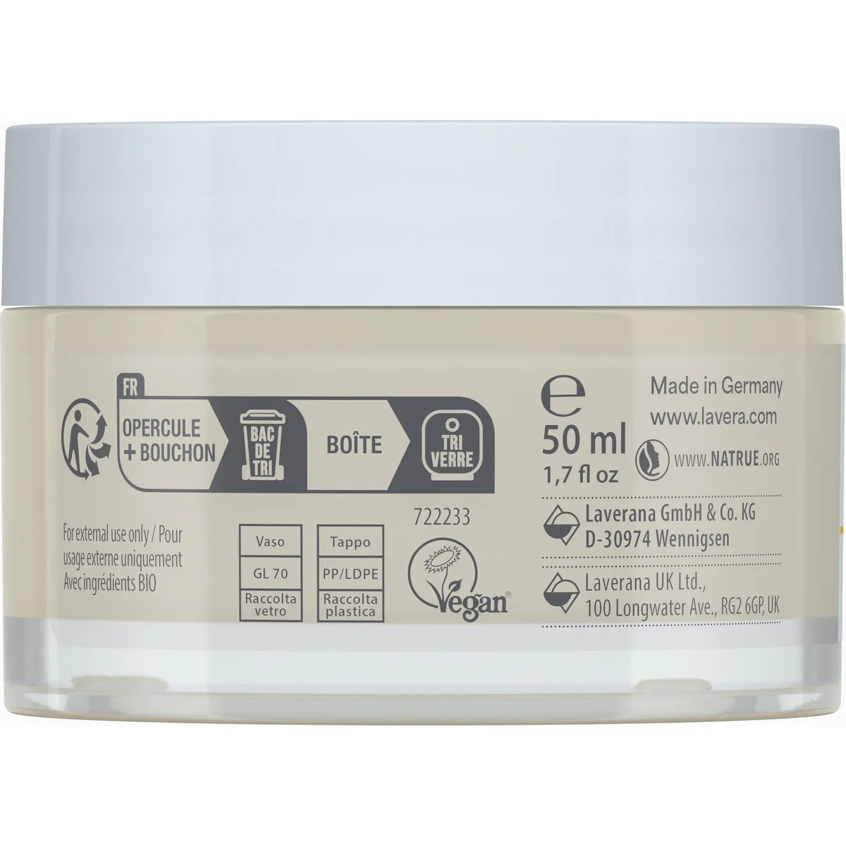 Lavera Gesichtspflege basis sensitive Anti-Falten Feuchtigkeitscreme Q10, hochwirksamer Schutz und intensive Hydration 4