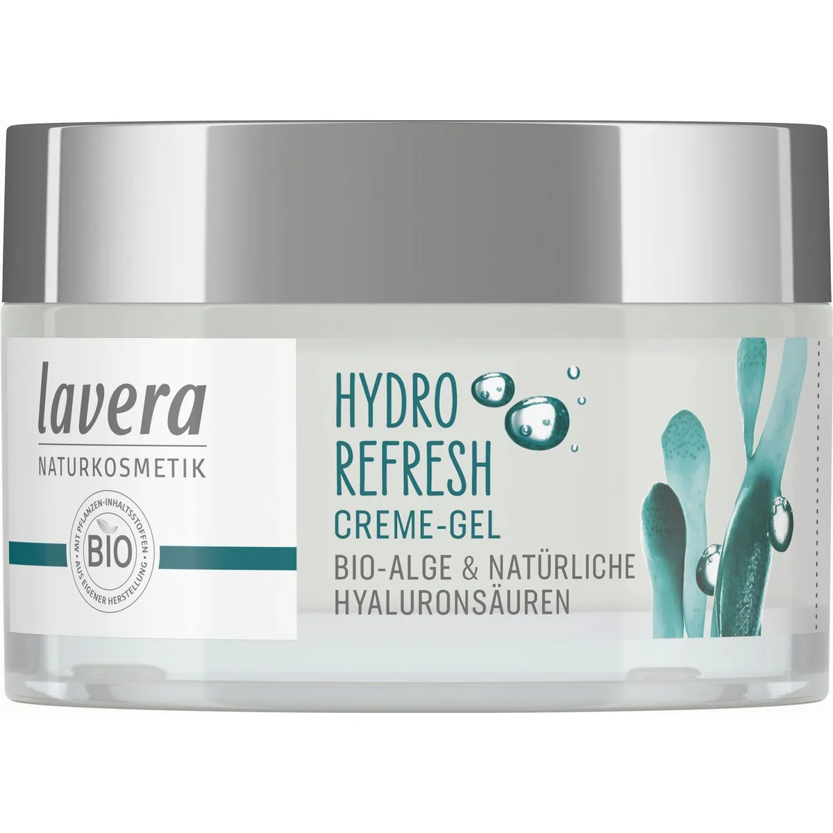 Lavera Hydro Refresh Creme-Gel, intensive Feuchtigkeit, angenehme Textur, 100% Naturkosmetik
