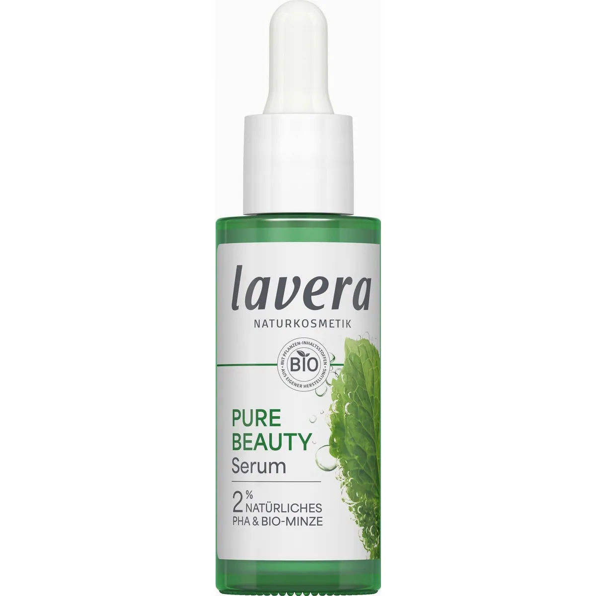 Lavera Pure Beauty Serum, natürliches PHA, Bio-Minze, feuchtigkeitsspendend 3
