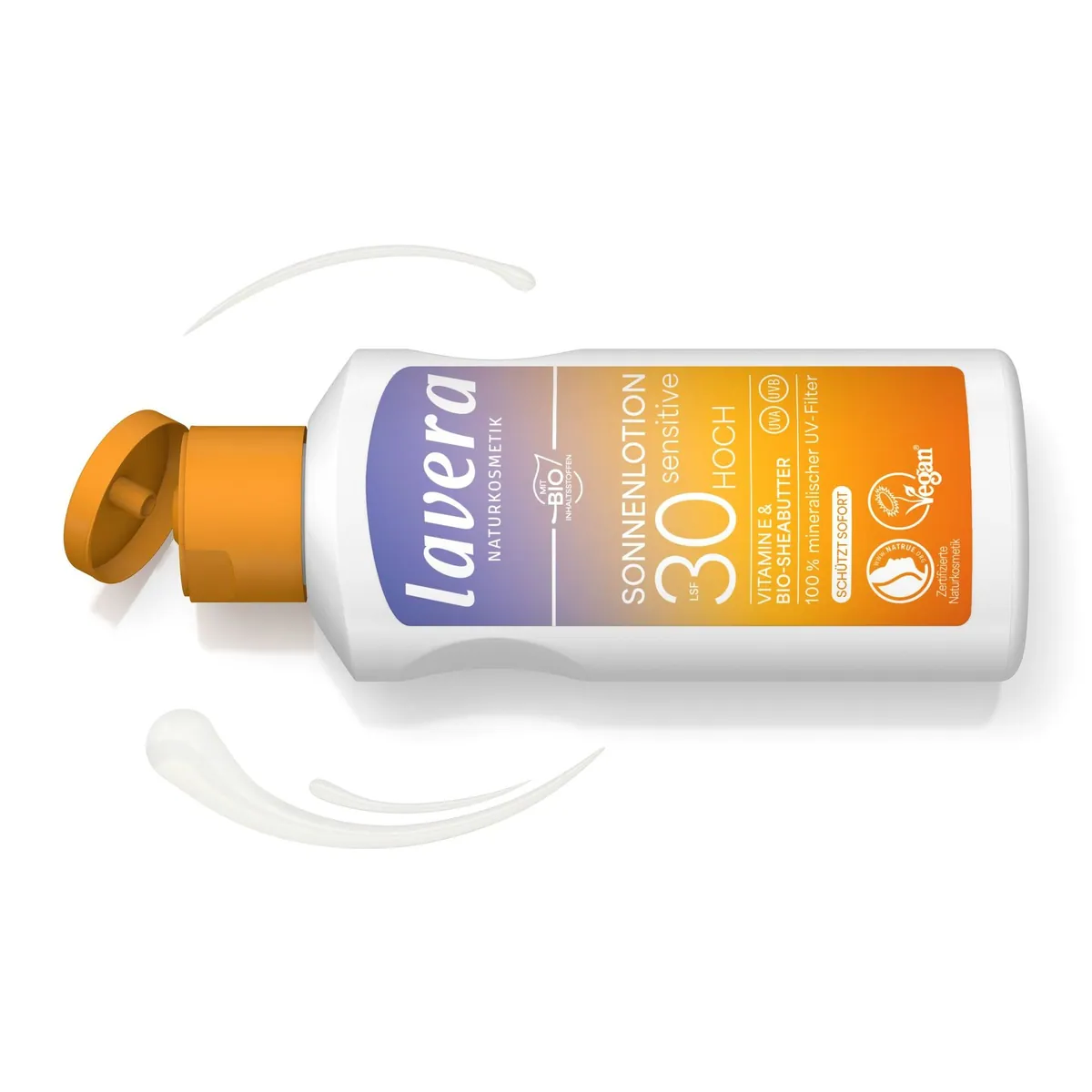 Lavera Sonnenlotion Sensitiv LSF 30, 100% mineralisch, pflegt intensiv 2