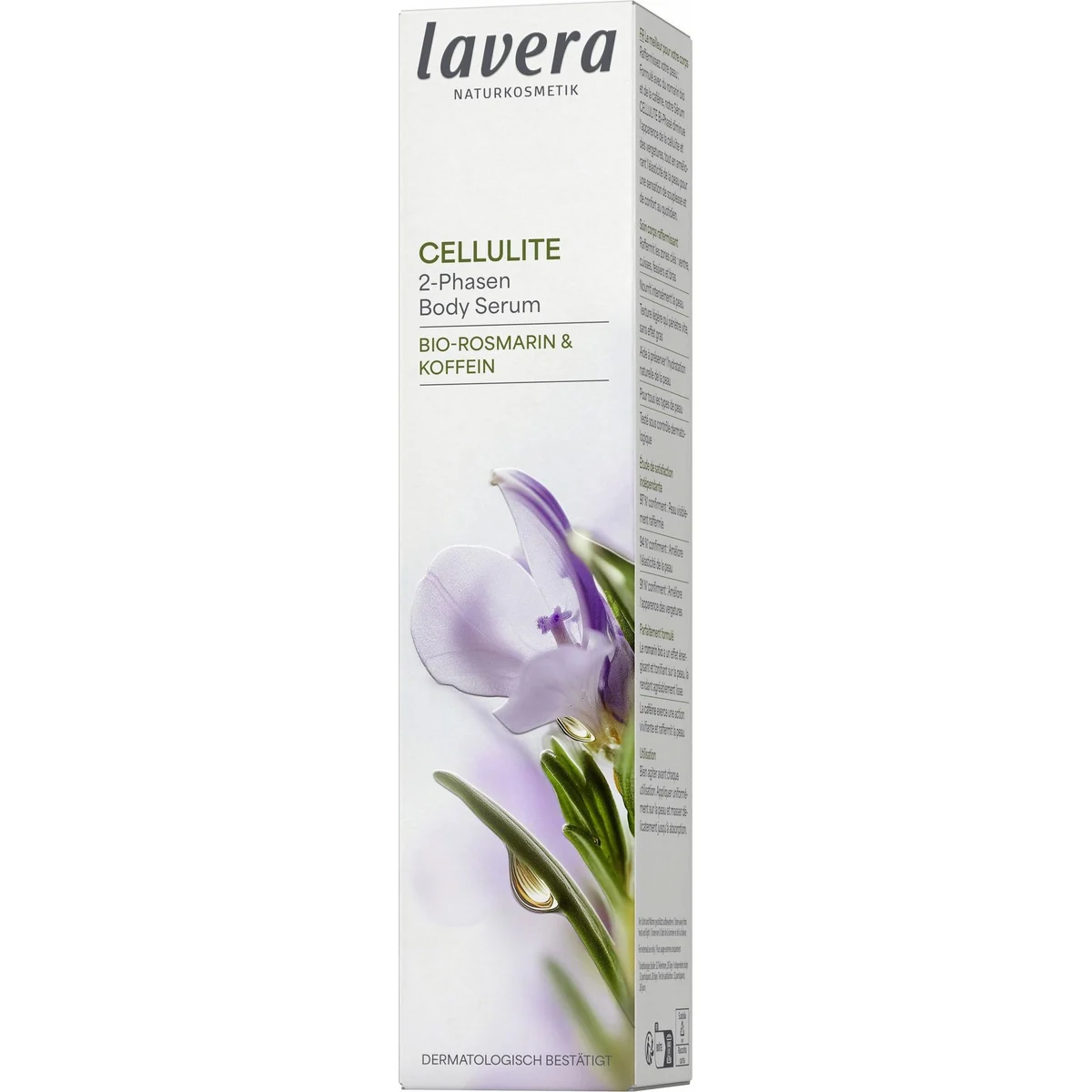 Lavera Cellulite 2-Phasen Body Serum, straffende Wirkung, verbesserte Hautelastizität, Bio-Rosmarin & Koffein