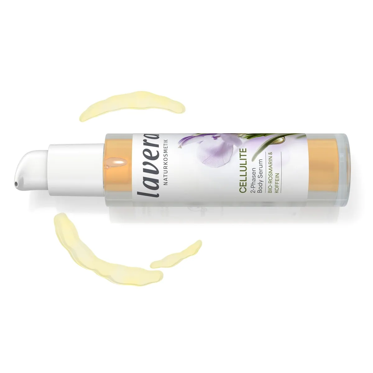 Lavera Cellulite 2-Phasen Body Serum, straffende Wirkung, verbesserte Hautelastizität, Bio-Rosmarin & Koffein 2