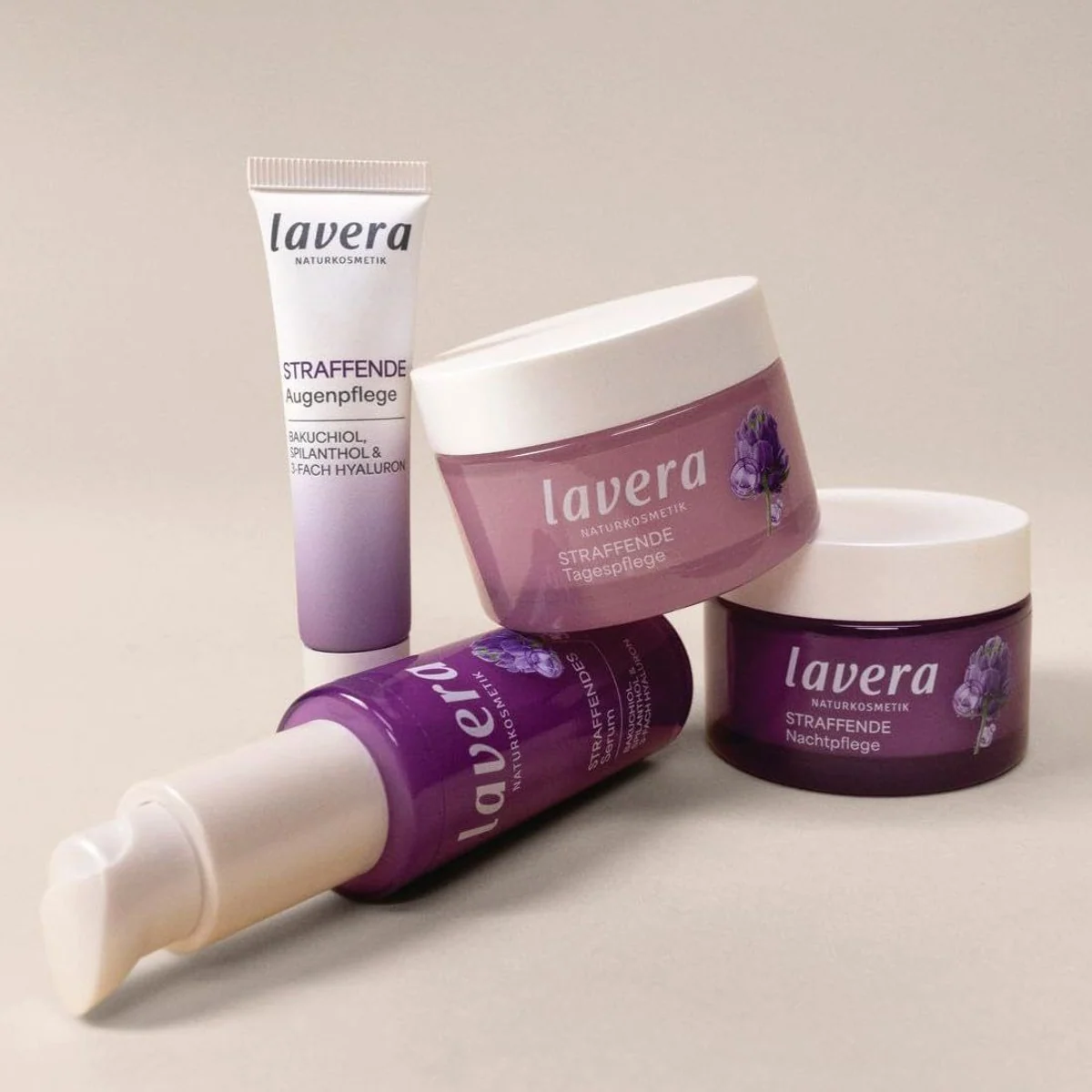 Lavera Straffendes Serum, natürliche Anti-Aging-Power, 3-Fach Hyaluron 3