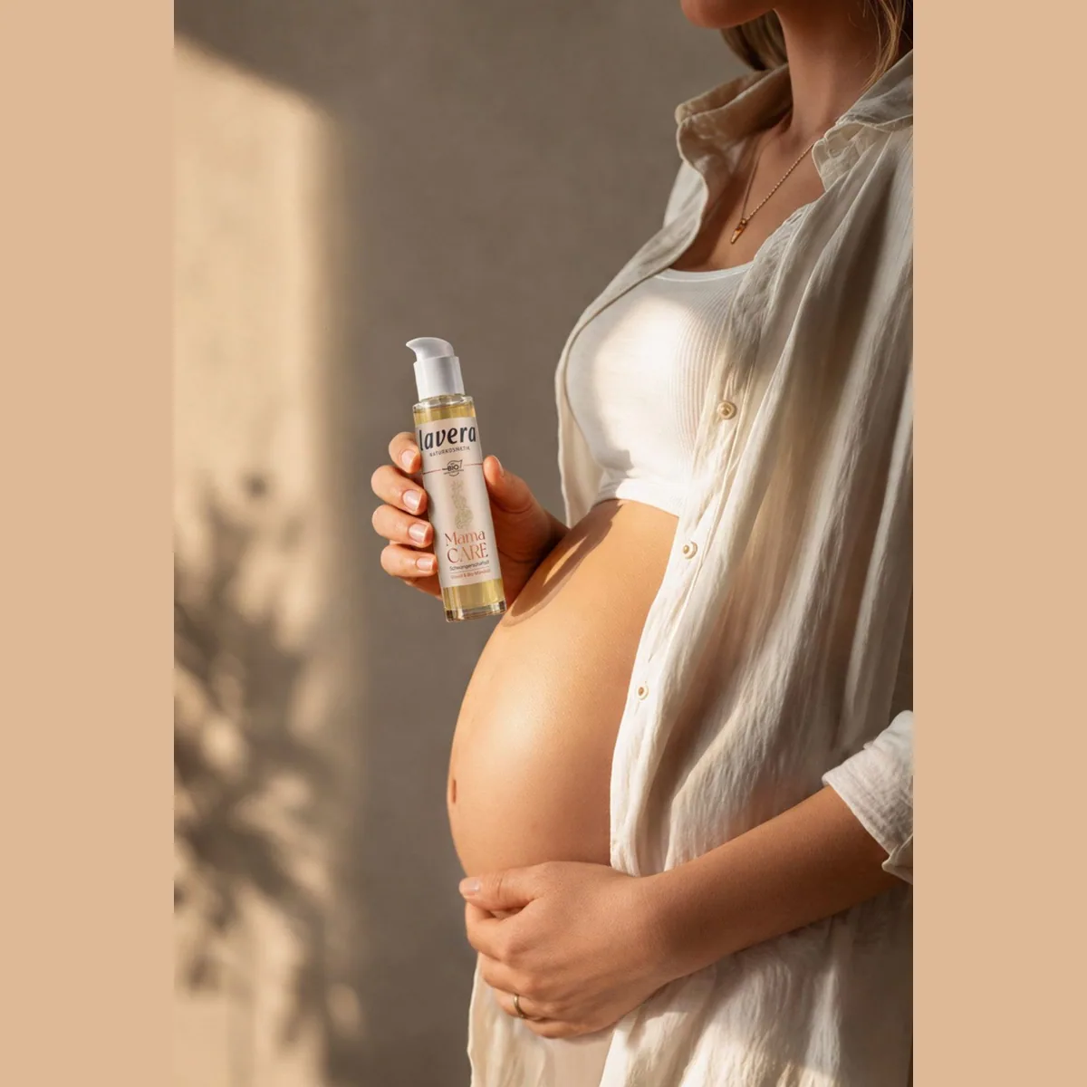 Lavera Mama Care Schwangerschaftsöl, reichhaltige Pflege, natürliche Inhaltsstoffe, hautschmeichelnde Textur 5