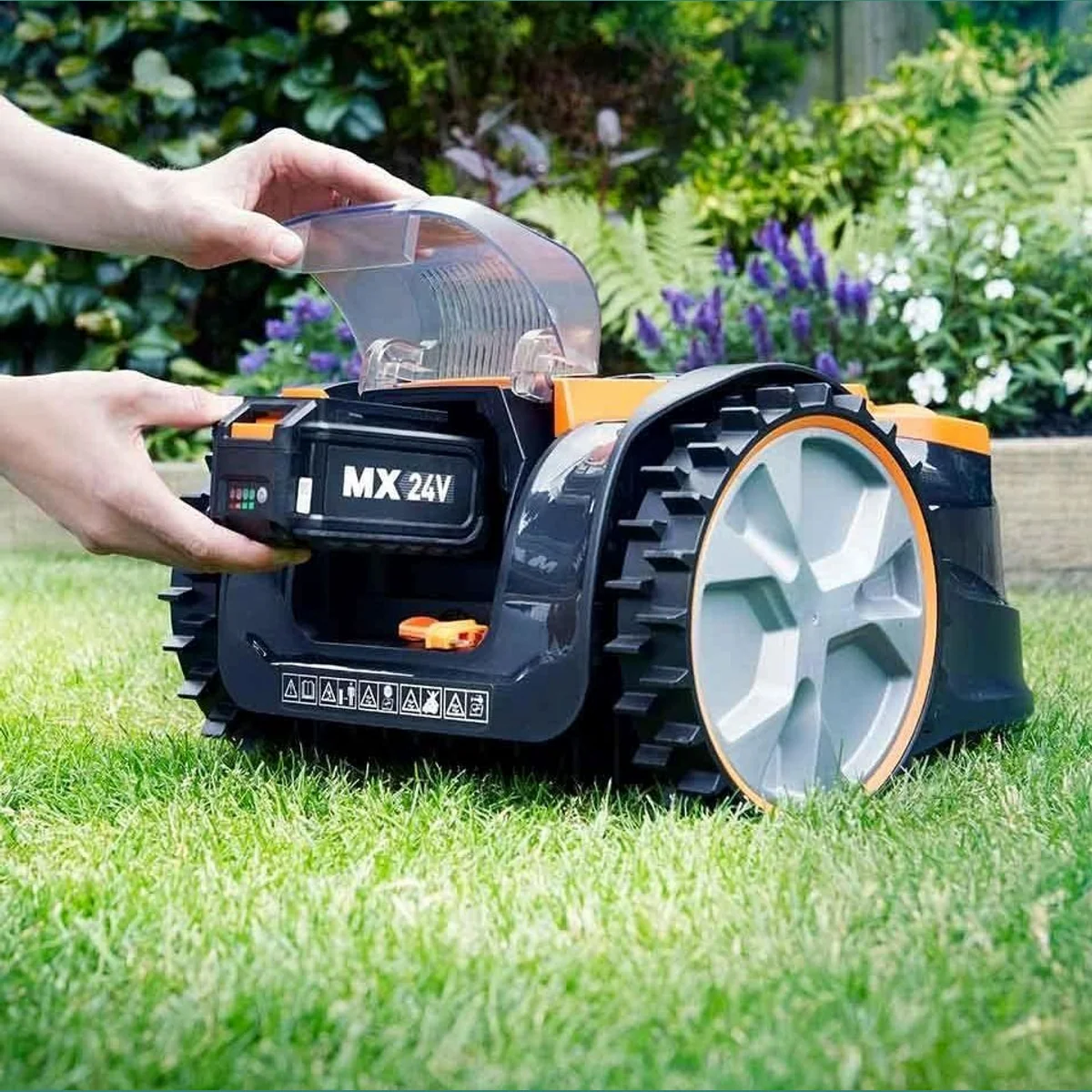 Lawnmaster OcuMow Mähroboter VBRM16, kabellos, Hindernisvermeidung, leise — für Rasenflächen bis 150 m² 5