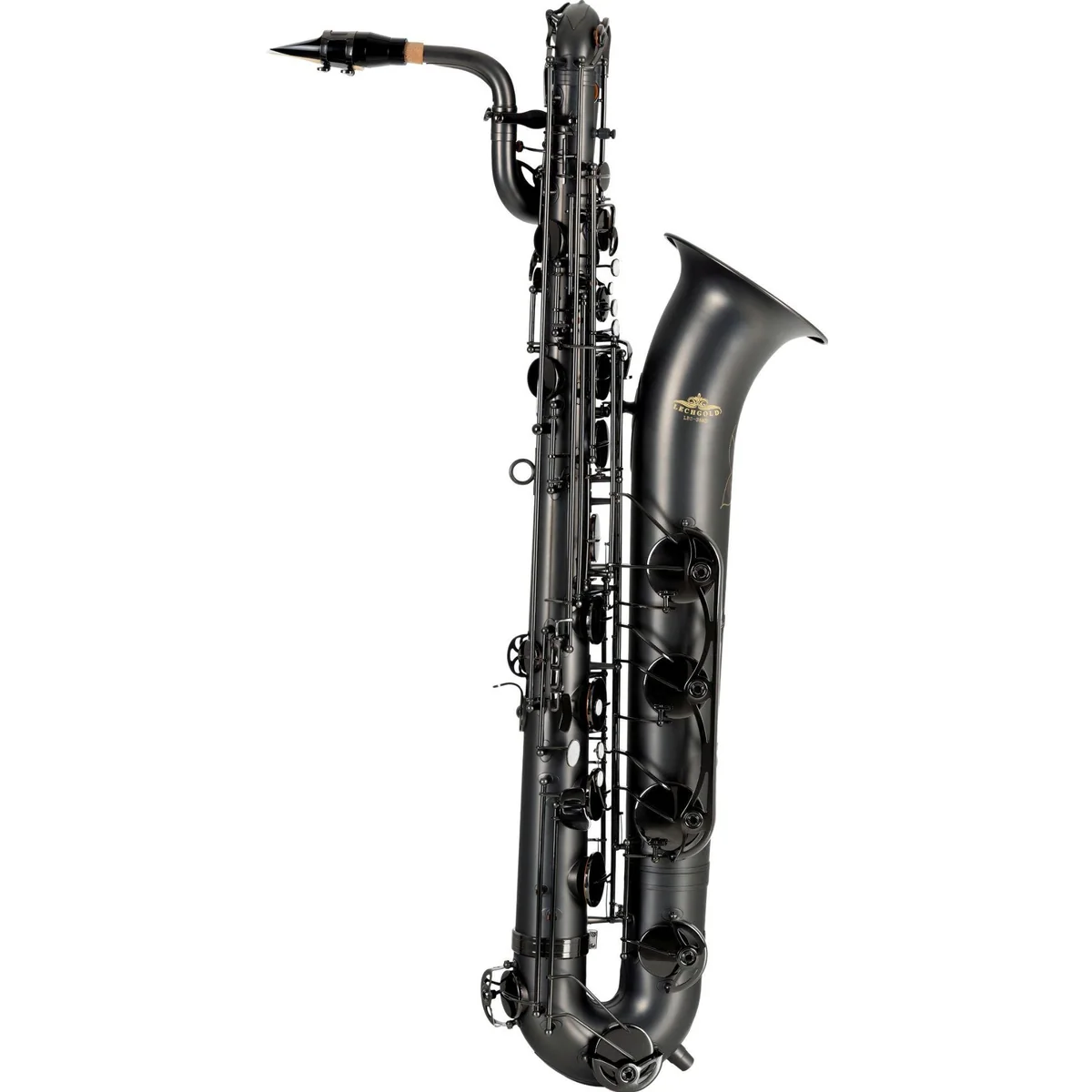 Lechgold LBS-25MB Baritonsaxophon, edler Schwarzlack, hochwertige Mechanik, komfortabler Transport