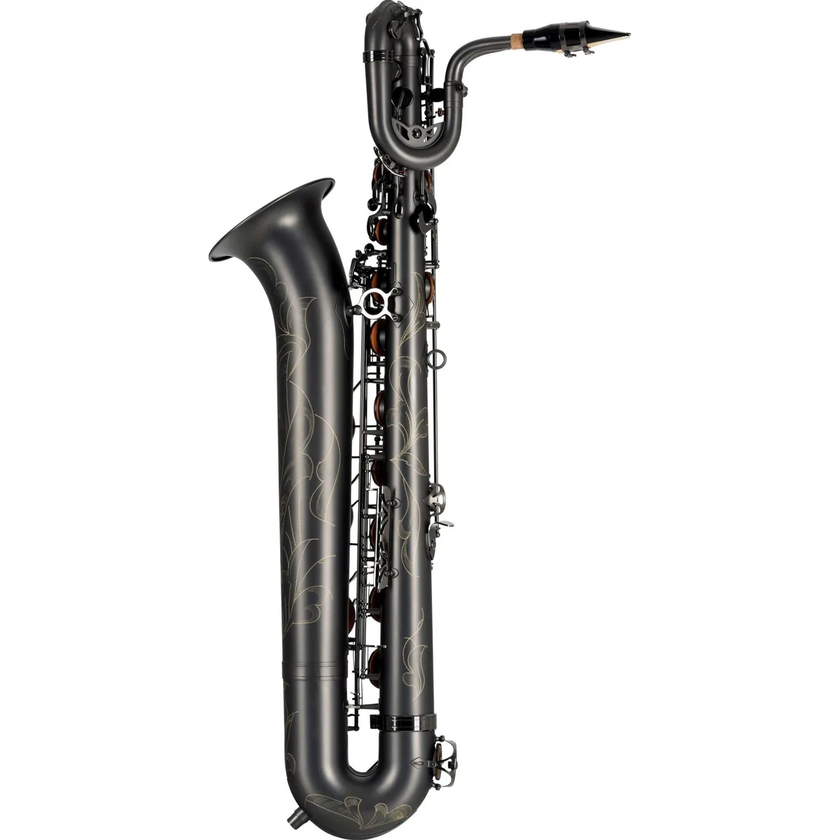 Lechgold LBS-25MB Baritonsaxophon, edler Schwarzlack, hochwertige Mechanik, komfortabler Transport 3