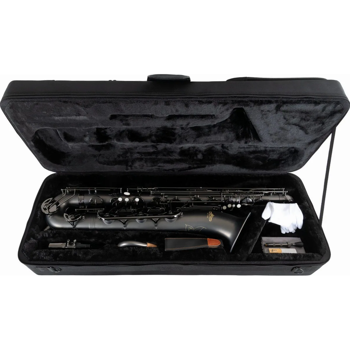 Lechgold LBS-25 Baritonsaxophon Set, edles Finish, kraftvoller Klang, hochwertiges Zubehör 2