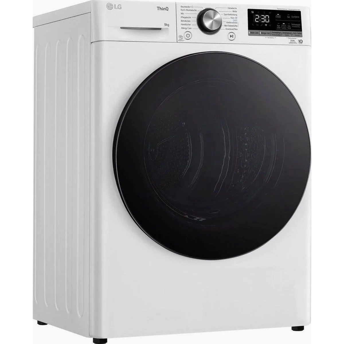 LG Wärmepumpentrockner RT90V9W, 9 kg Fassungsvermögen, Energieeffizienzklasse C