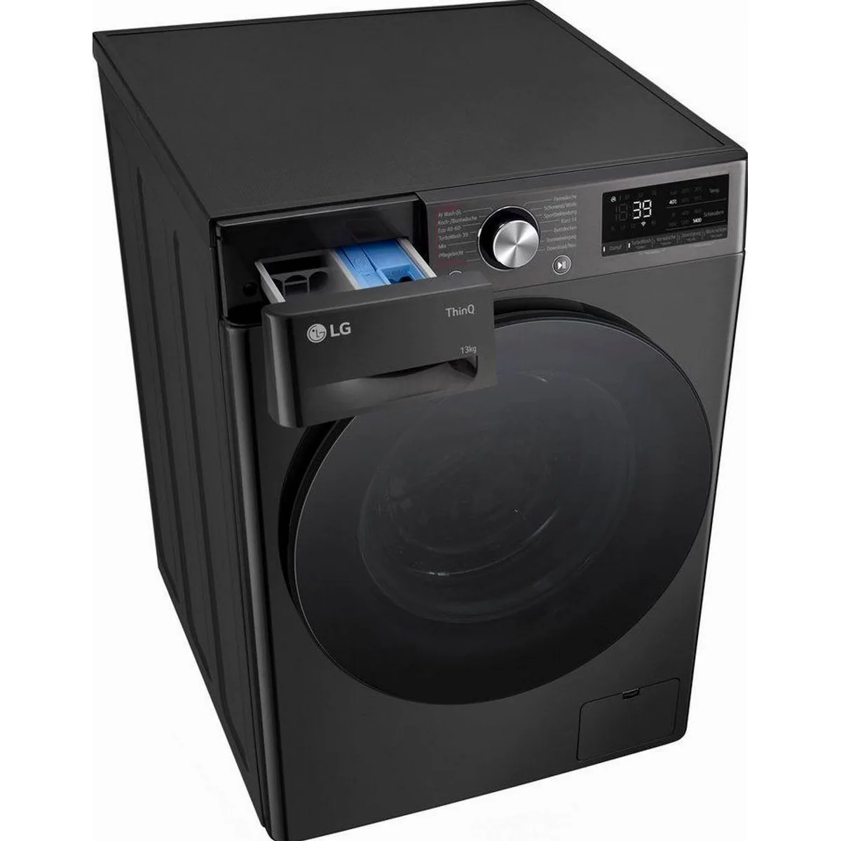 LG F4WR703YB Waschmaschine, 13 kg, 1400 U/min — hohe Energieeffizienz, Invertermotor, Dampffunktion 4
