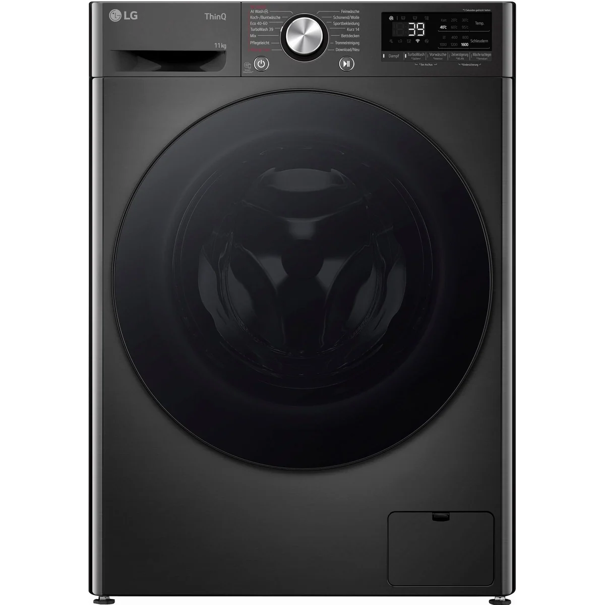 LG F6WR701YB Waschmaschine, 11 kg, 1600 U/min, Steam Funktion