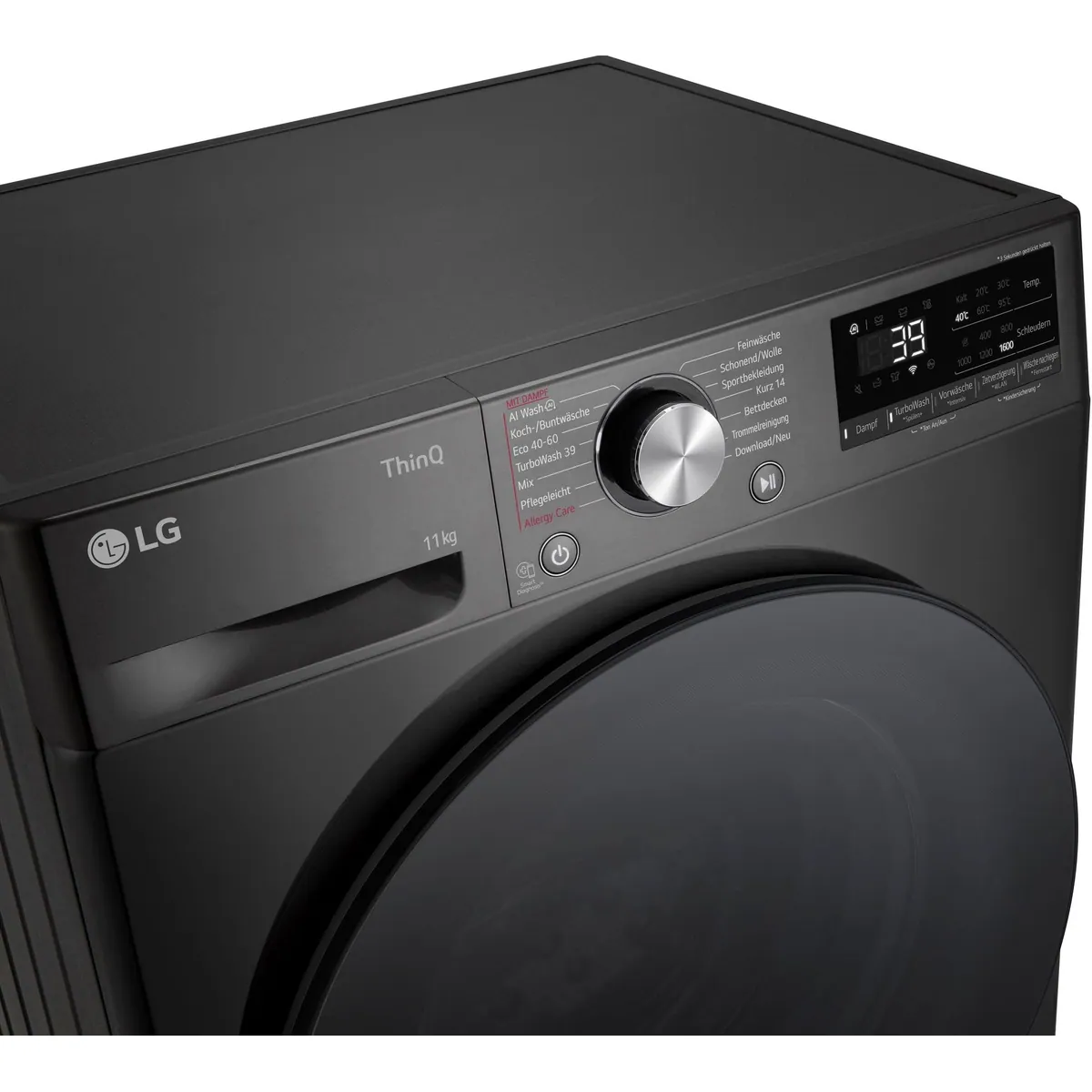 LG F6WR701YB Waschmaschine, 11 kg, 1600 U/min, Steam Funktion 3