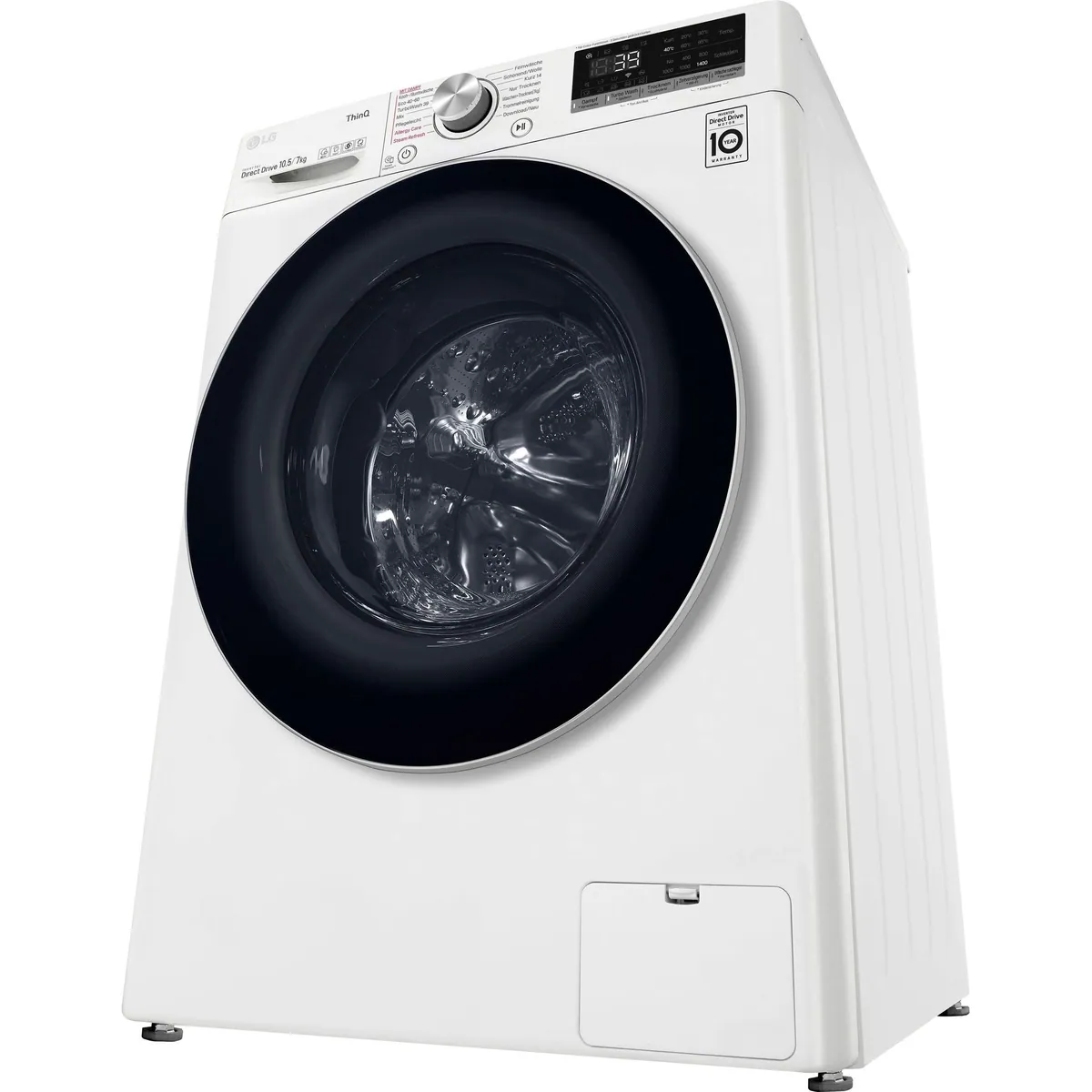 LG V7WD107H2E Waschtrockner, 10,5 kg, 7 kg, 1400 U/min, TurboWash 4