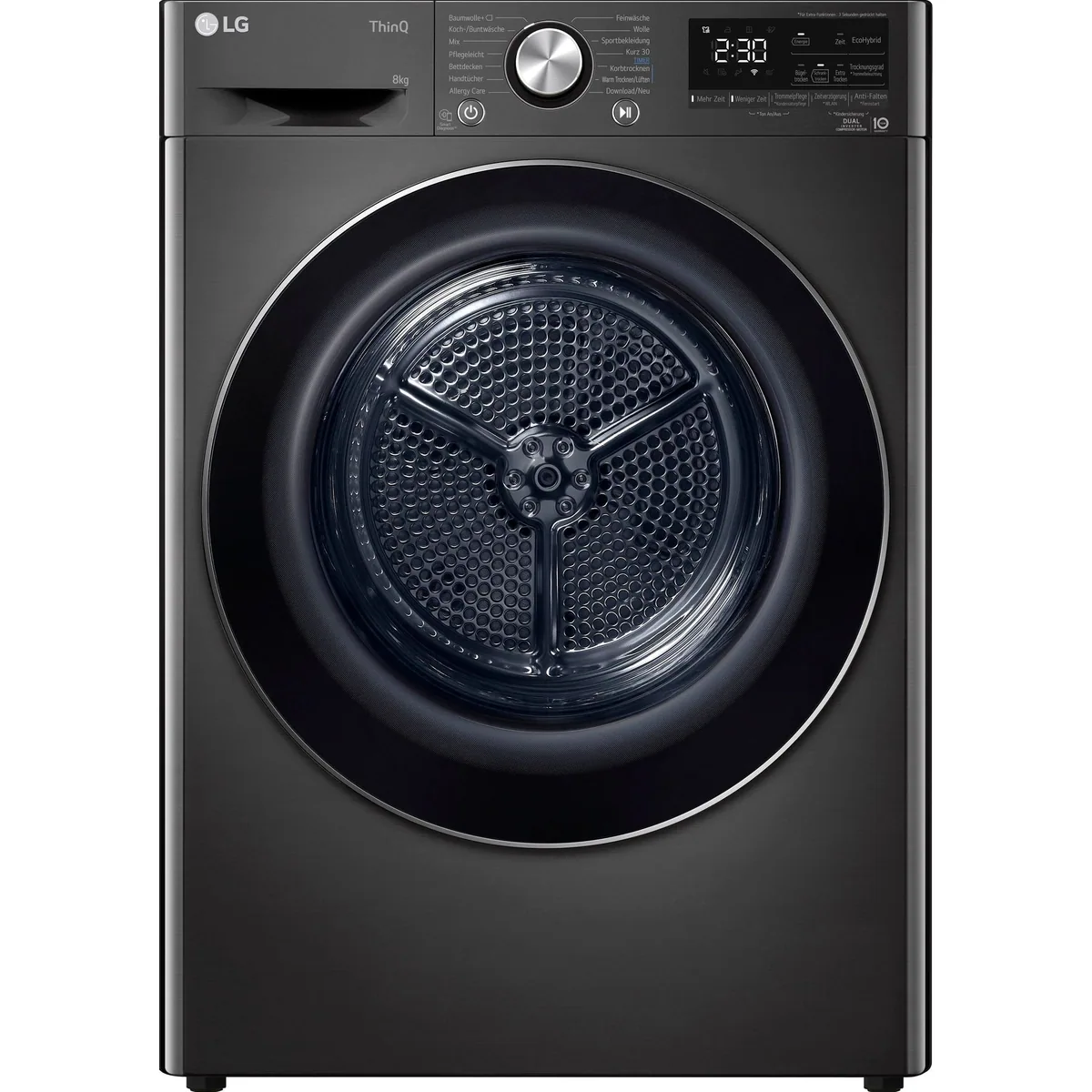LG Wärmepumpentrockner Vivace RT80V9B, Dual Inverter Technologie, selbstreinigender Kondensator 2