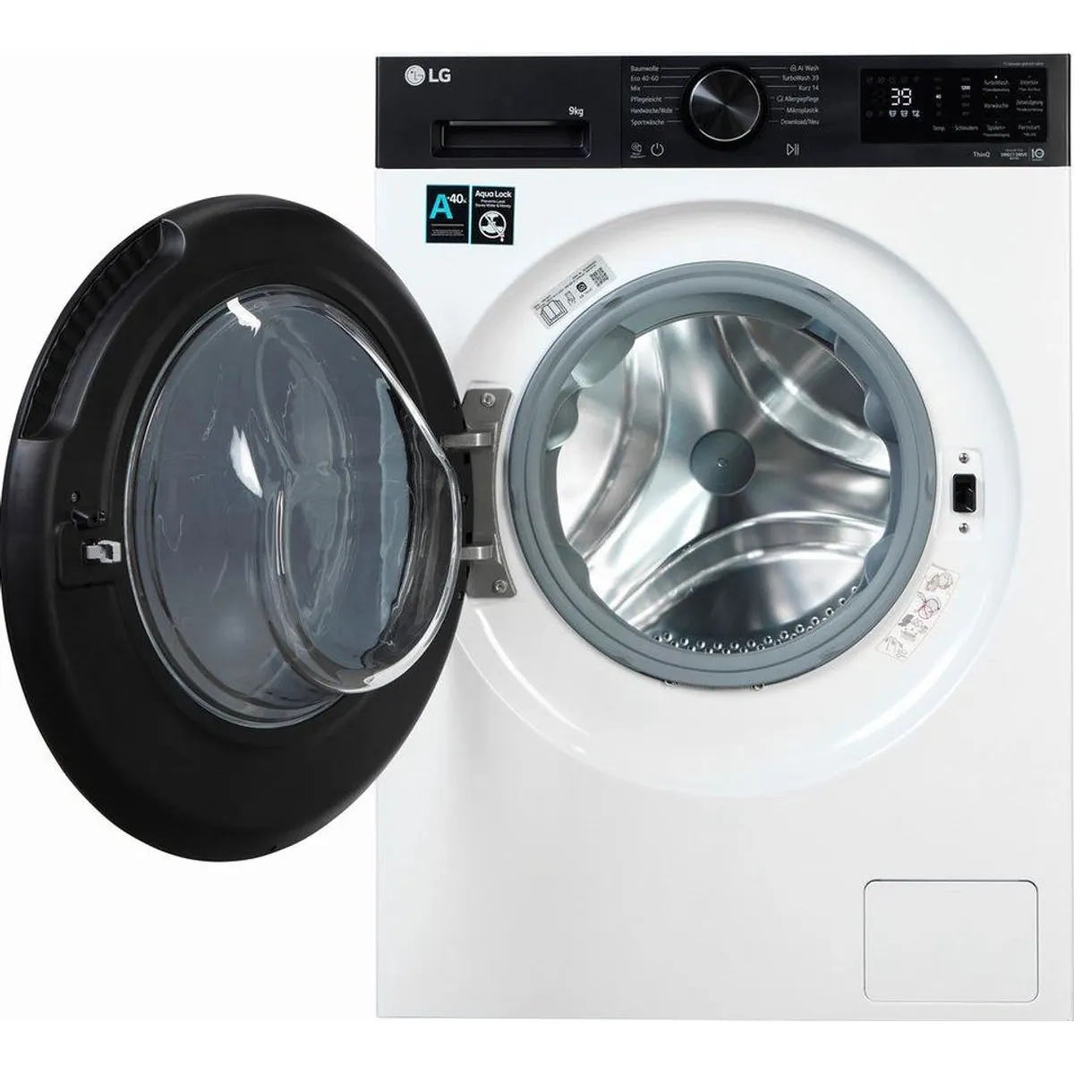 LG F4WX709YP Waschmaschine, 9 kg, 1400 U/min, AI Wash, ThinQ App 3