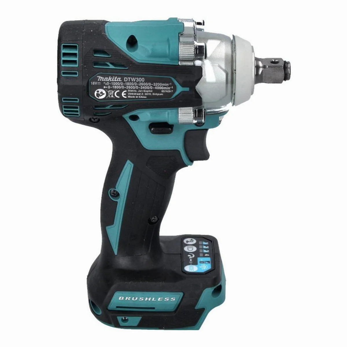 Makita DTW 300 Akku-Schlagschrauber, 330 Nm Drehmoment, 18 V, inkl. Steckschlüssel Set 14 tlg. 5