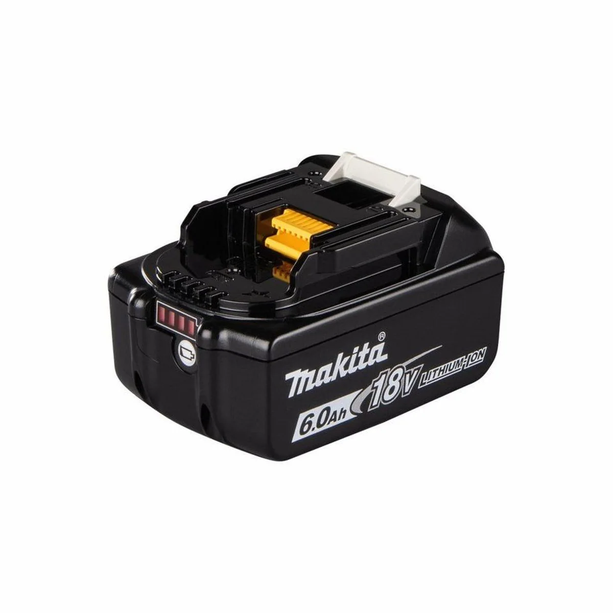 Makita Akku-BL1860B Li 18,0V 6.0Ah, hohe Kapazität, umfangreiche Kompatibilität, integrierte Ladestandanzeige