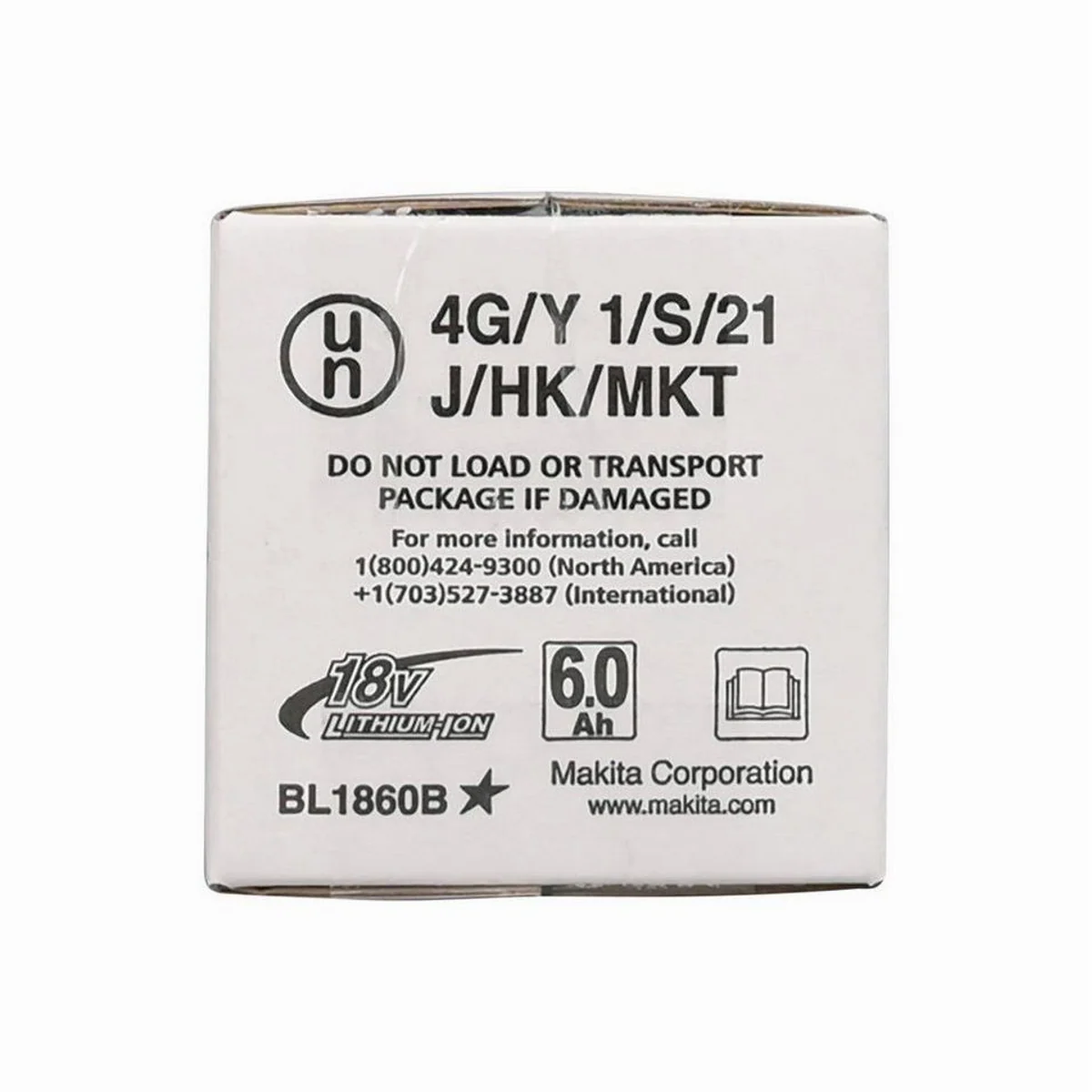 Makita Akku-BL1860B Li 18,0V 6.0Ah, hohe Kapazität, umfangreiche Kompatibilität, integrierte Ladestandanzeige 4