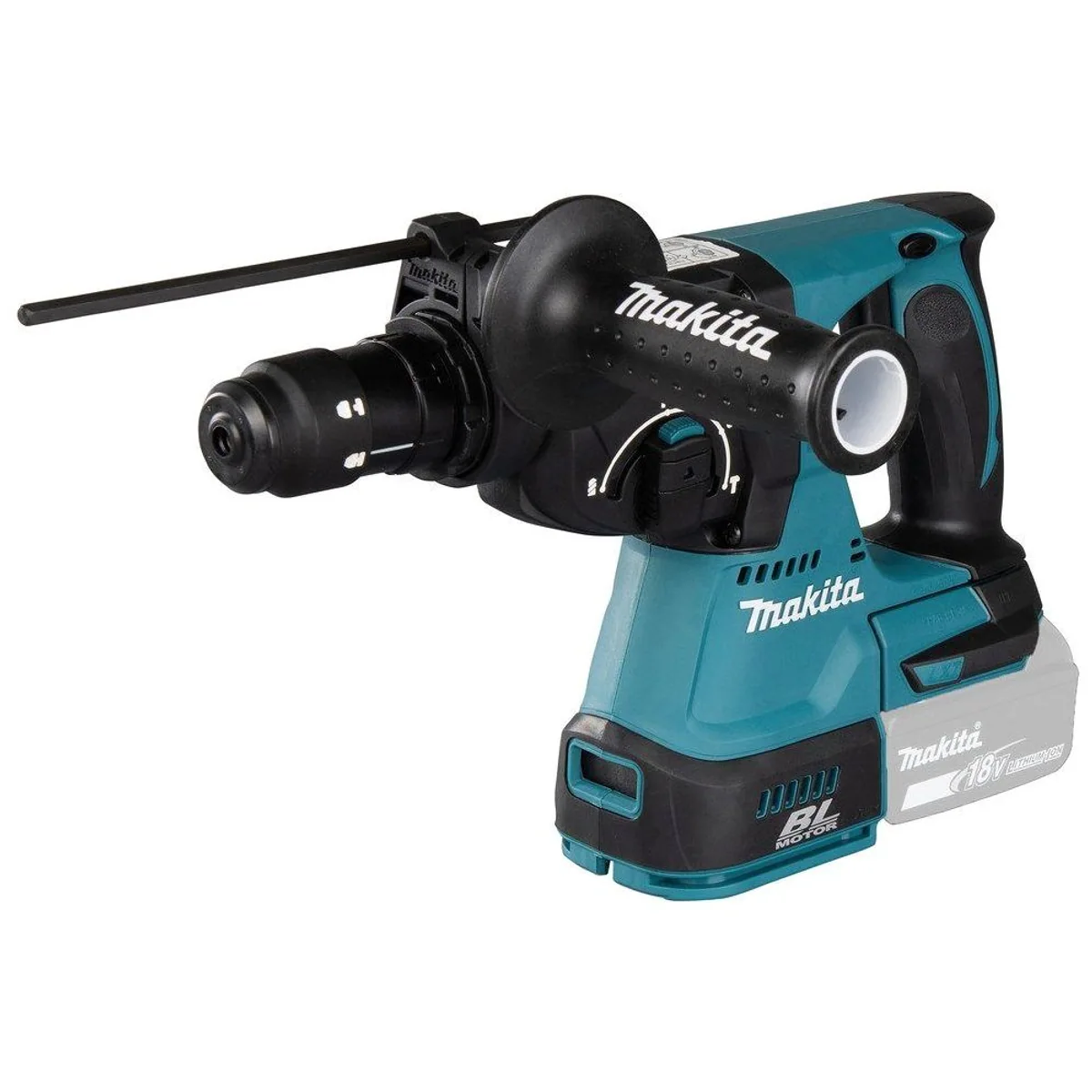Makita DHR243Z Akku-Kombibohrhammer, max. 950 U/min, SDS+ — kraftvoll, vielseitig, kabellos 3