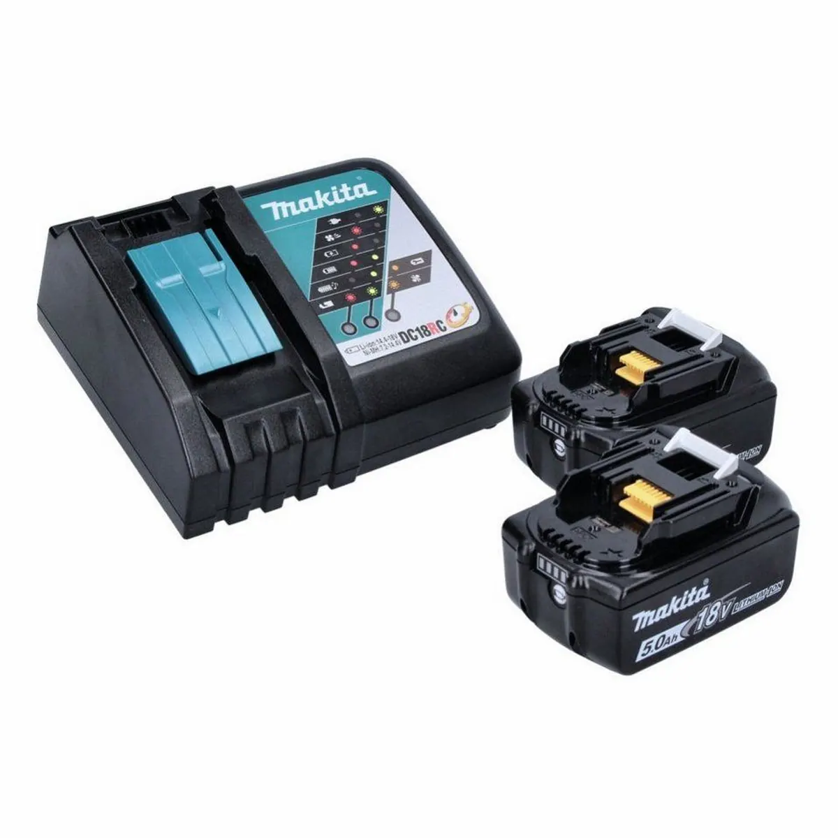 Makita DLX 2372 TJ Akku Combo Kit, leistungsstarker Bohrhammer & Schlagschrauber 5