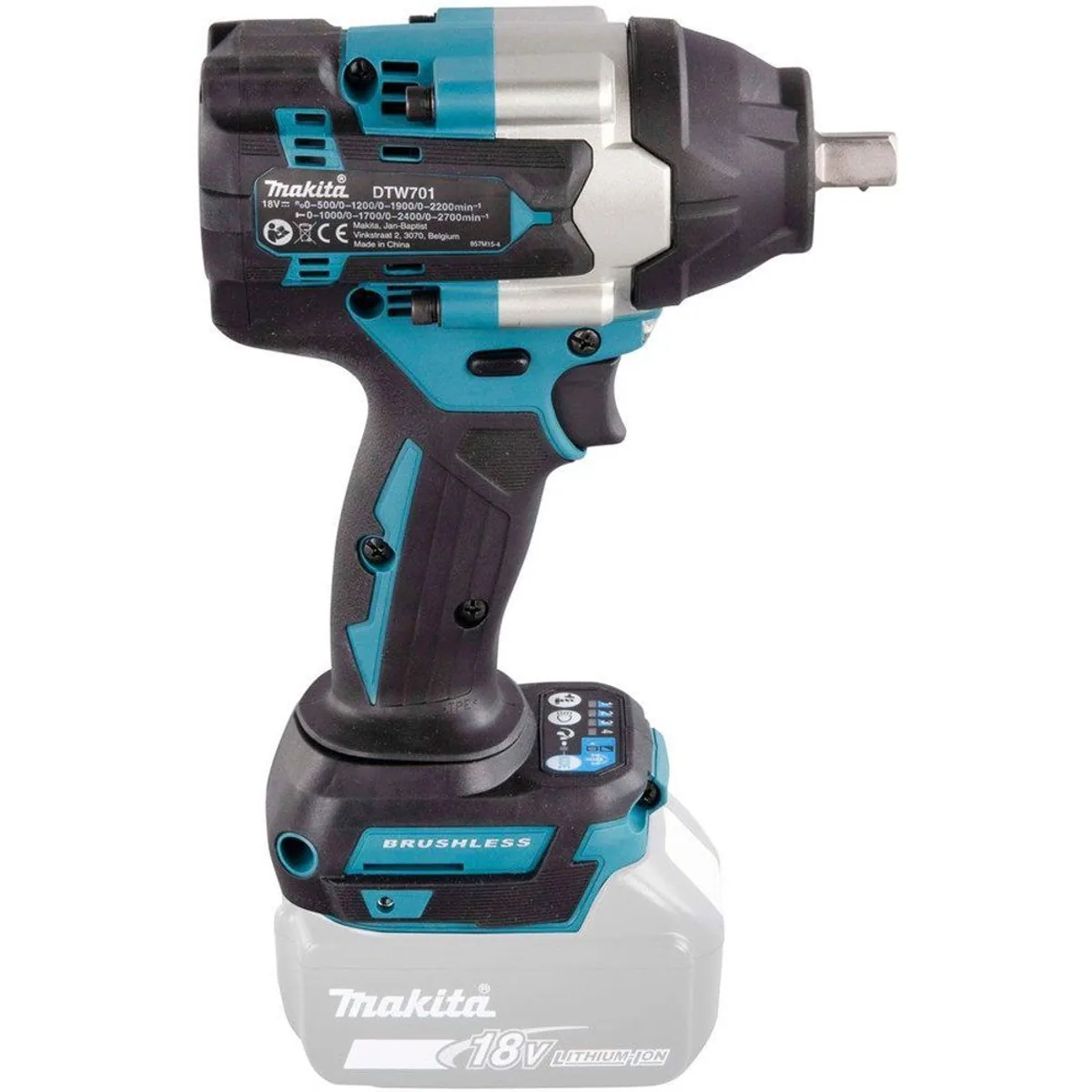 Makita DTW701Z Akku-Schlagschrauber, 700 Nm, 2200 U/min, 18V — kraftvoll, präzise, vielseitig 4
