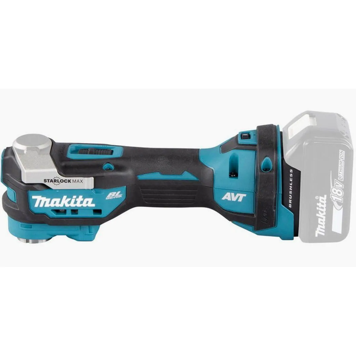 Makita DTM52ZJX2 Akku-Multifunktionswerkzeug, 18V, vielseitig einsetzbar — Sägen, Schleifen, Polieren 3