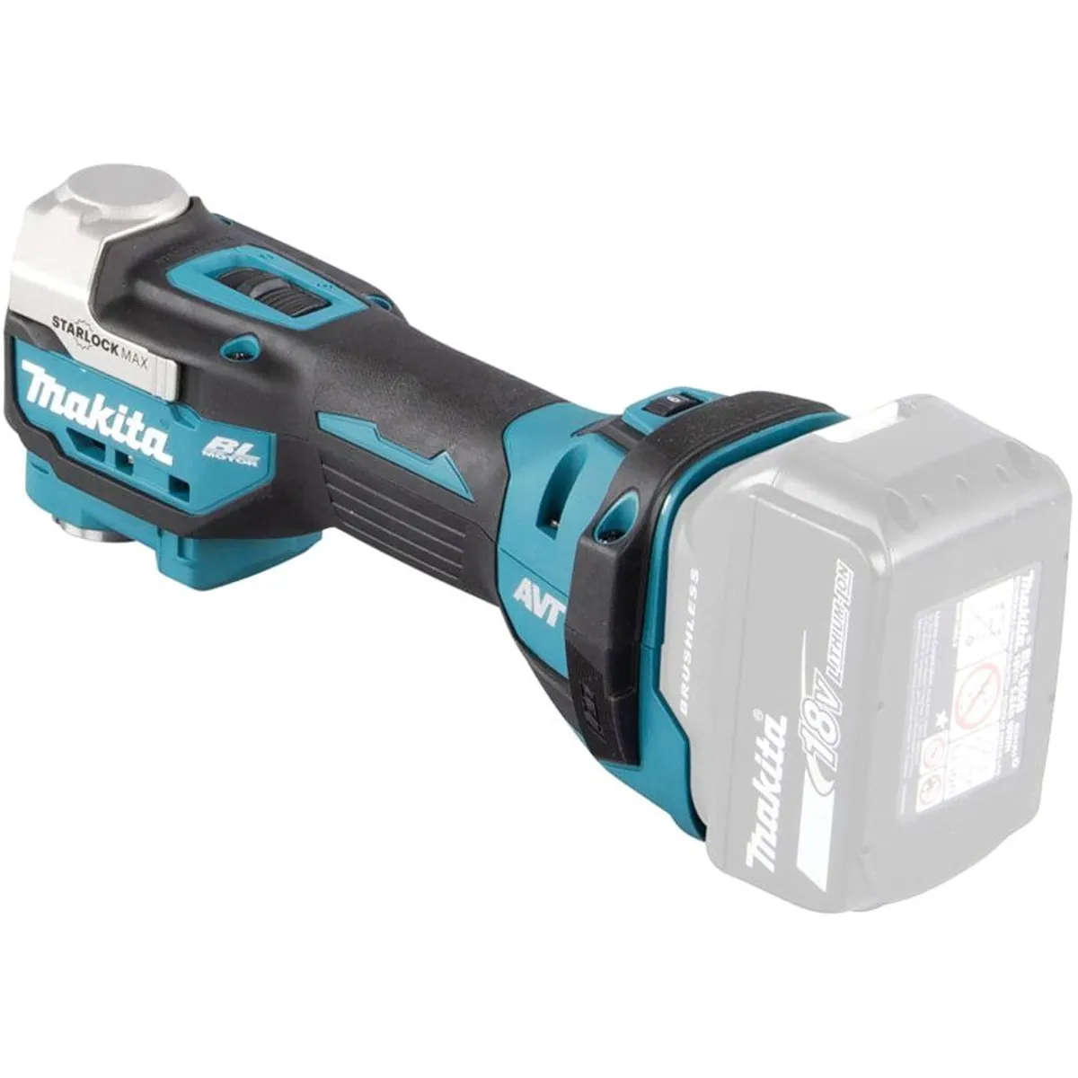 Makita DTM52ZJX2 Akku-Multifunktionswerkzeug, 18V, vielseitig einsetzbar — Sägen, Schleifen, Polieren 4