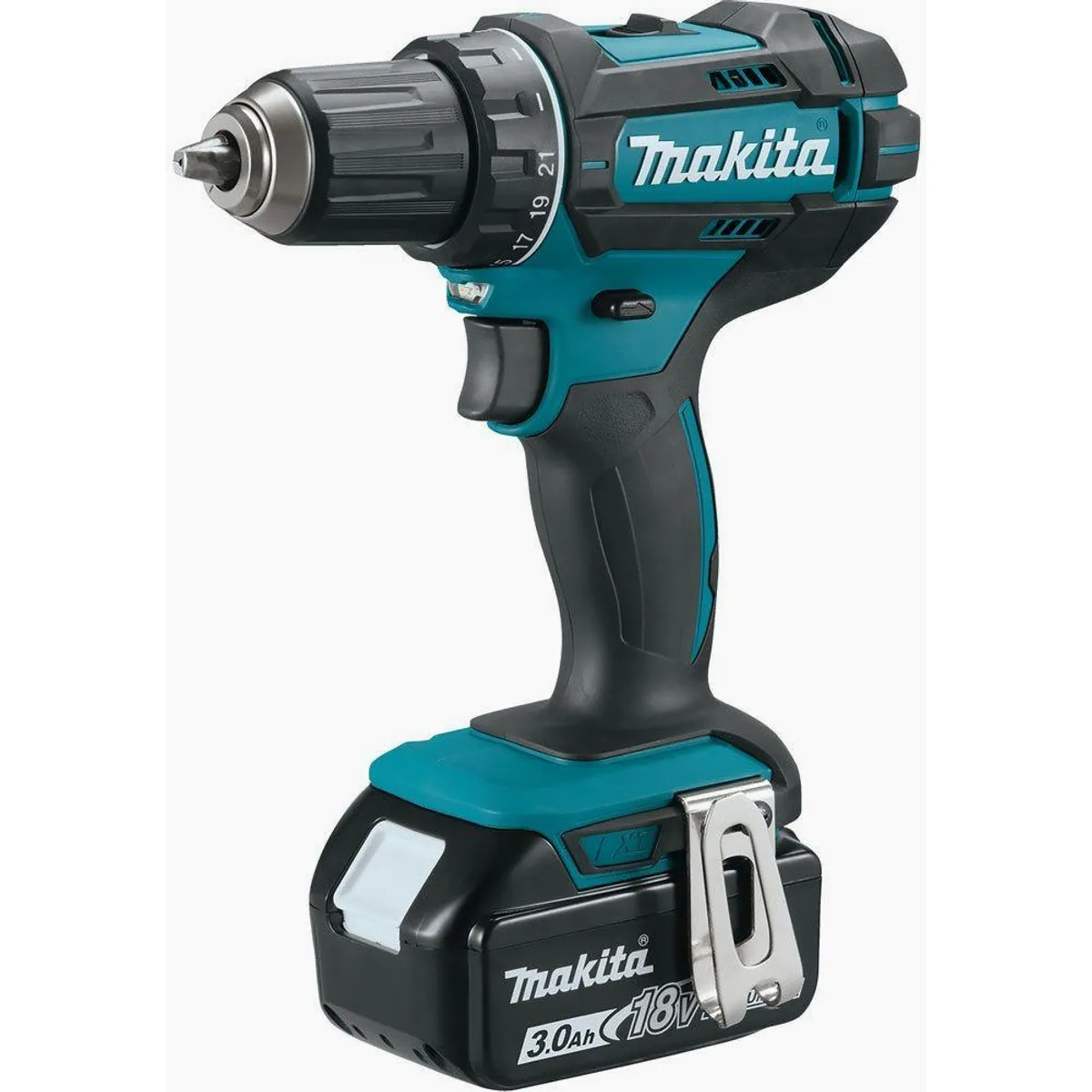 Makita DDF482RFJ Akku-Bohrschrauber, 1900 U/min, inkl. 2 Akkus 18V/3Ah — kraftvoll, vielseitig, mobil 3