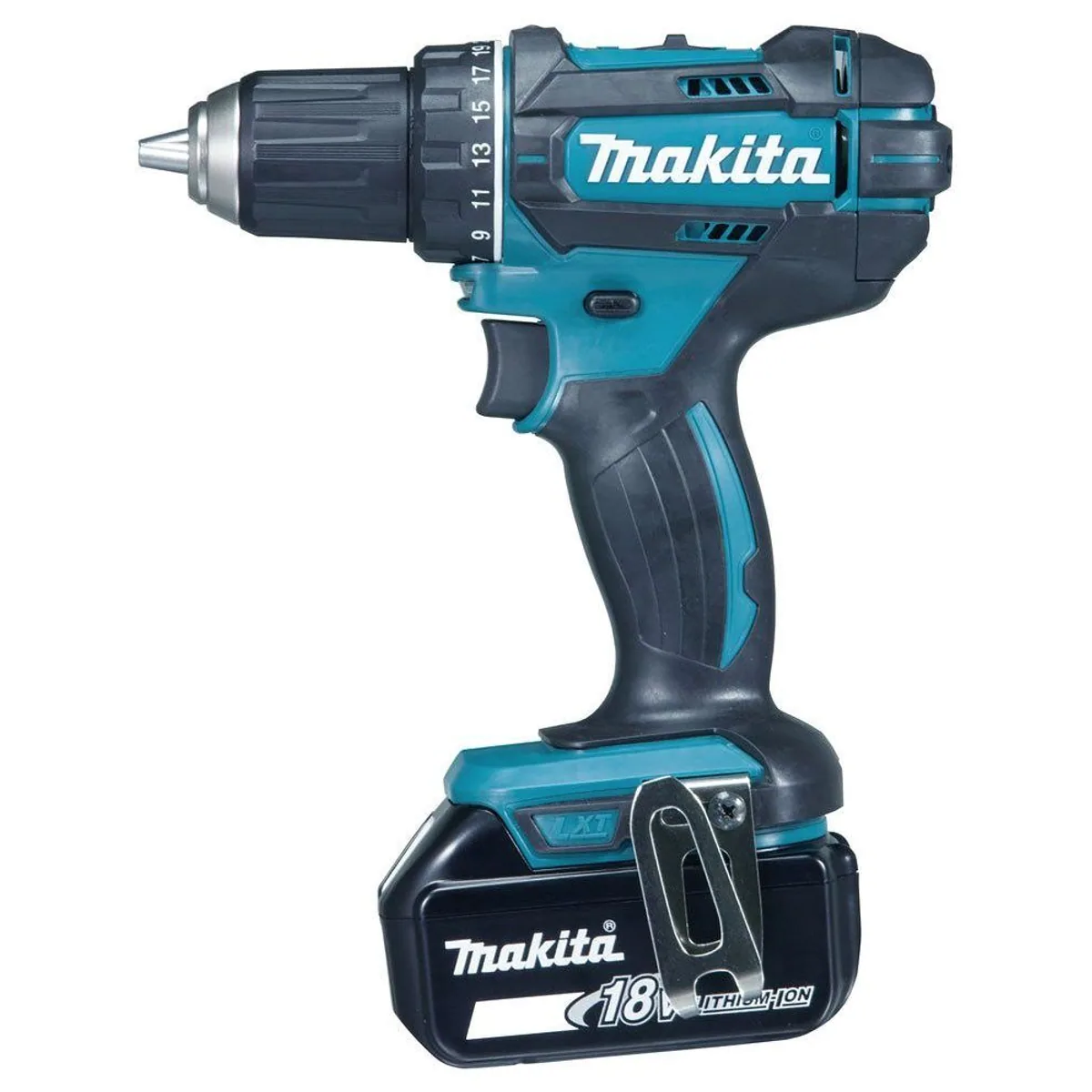 Makita DDF482RFJ Akku-Bohrschrauber, 1900 U/min, inkl. 2 Akkus 18V/3Ah — kraftvoll, vielseitig, mobil 4