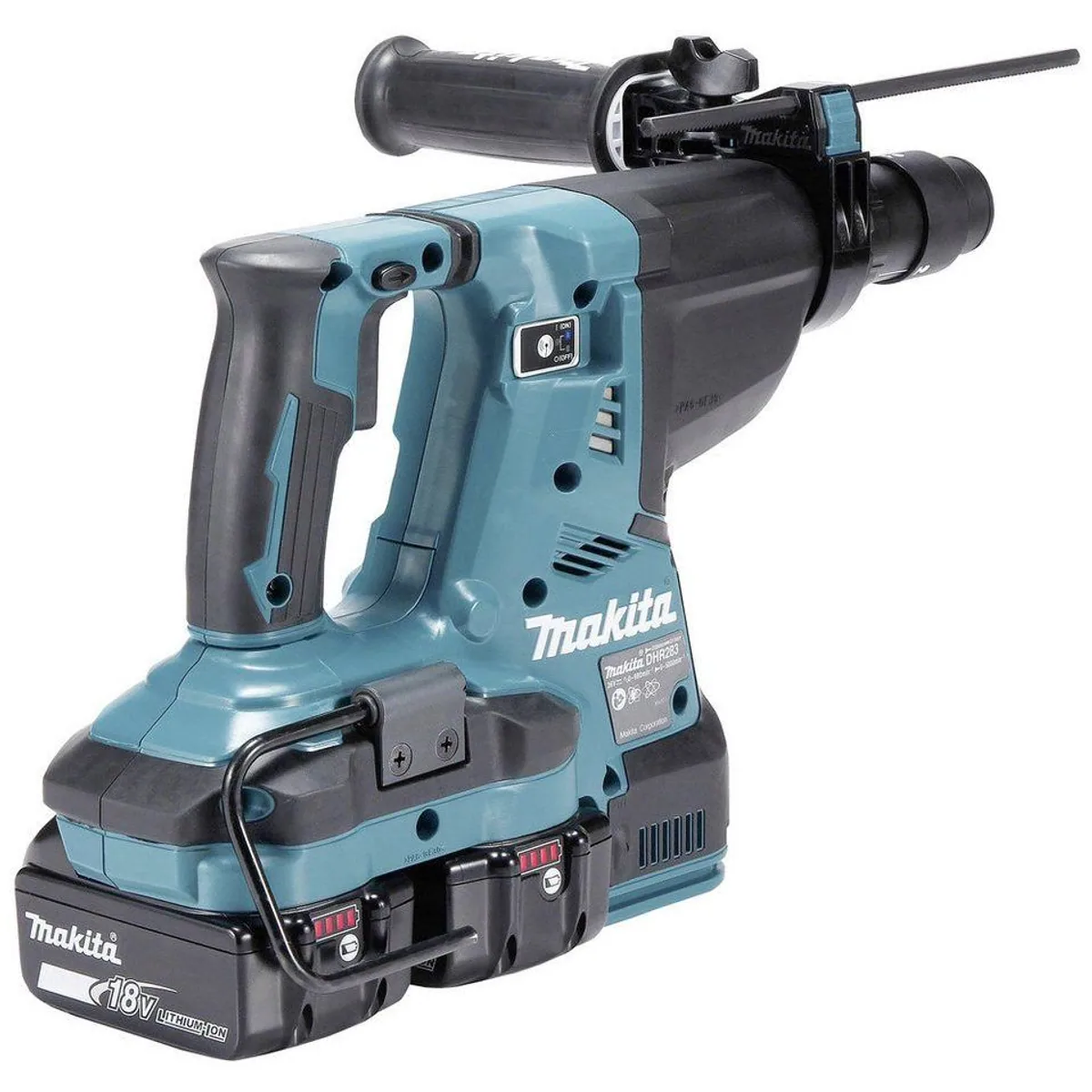 Makita DHR283ZJU Akku-Kombihammer, 18 V, Bürstenloser Motor, SDS-Plus-Schnellwechselfutter 4
