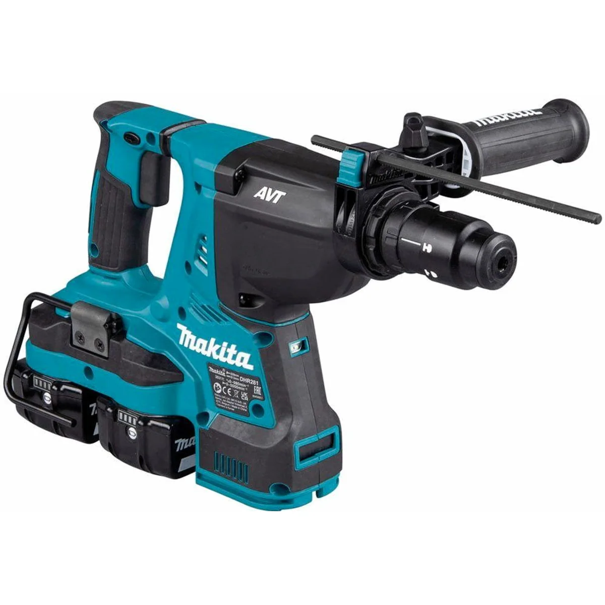 Makita DHR281ZJ Akku-Kombibohrhammer, kraftvoll mit 980 U/min, SDS-PLUS — inkl. Aufbewahrungskoffer 5