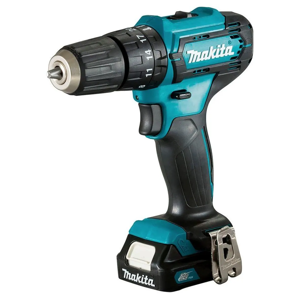 Makita HP333DSAX1 Akku-Schlagbohrschrauber, 1700 U/min, inkl. 2 Akkus und Koffer