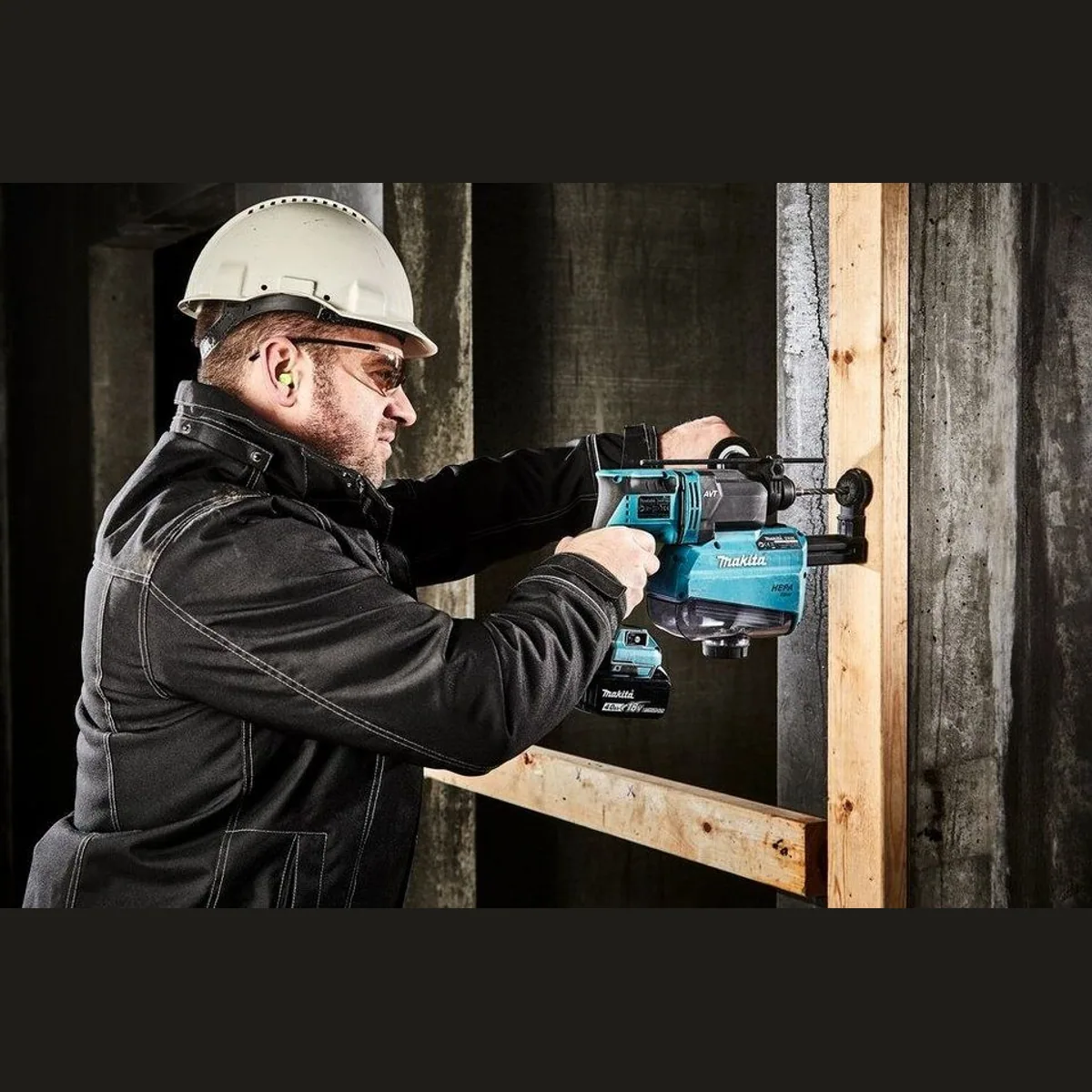 Makita DHR182RTWJ Akku-Kombibohrhammer, 18 V, SDS-PLUS, 2 x 5 Ah Li-Ion 3