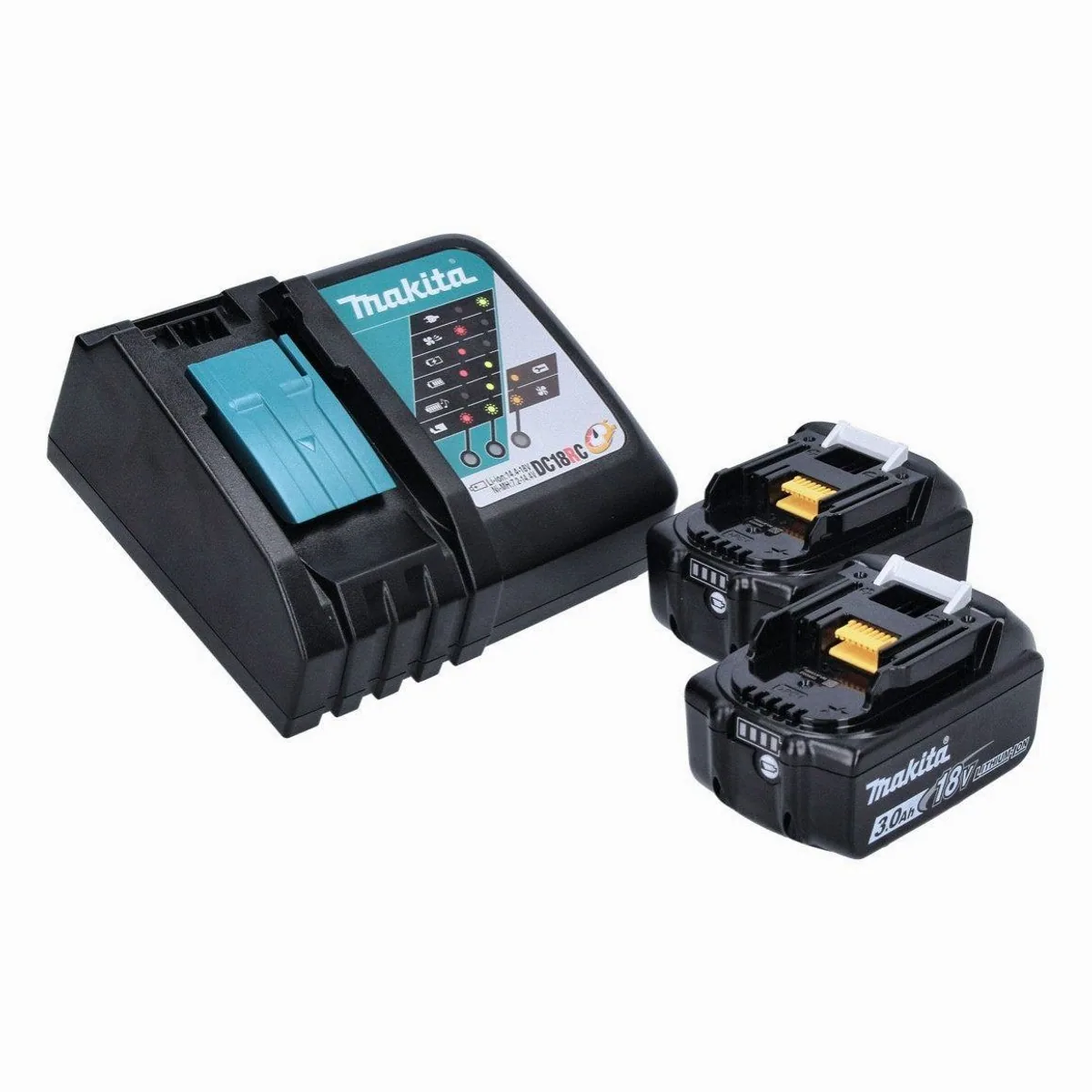 Makita DLX 2339 J Akku Combo Kit, leistungsstarker Bohrschrauber und Schlagschrauber 5