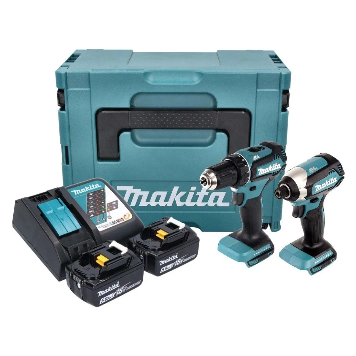 Makita DLX 2289 TJ Combo Kit, 18 V Akku Bohrschrauber & Schlagschrauber — bürstenlos, kompakt, vielseitig 2