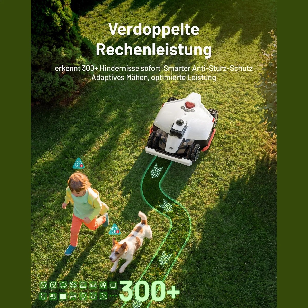 Mammotion LUBA 3 AWD Mähroboter, 360° LiDAR, Allradantrieb, App-Steuerung 5